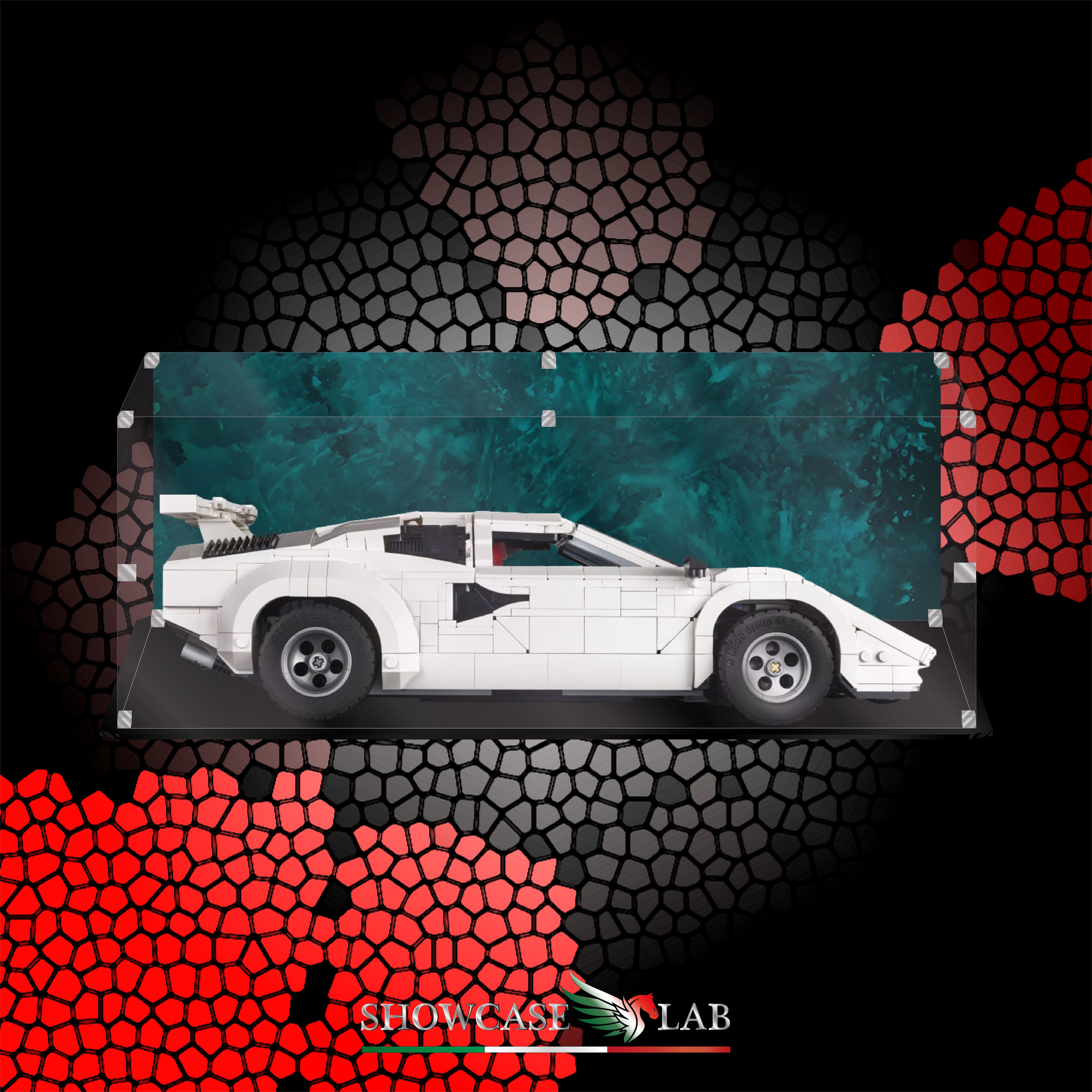 TECA LS234 | PER SET LEGO® 10337 - LAMBORGHINI COUNTACH 5000 QUATTROVALVOLE