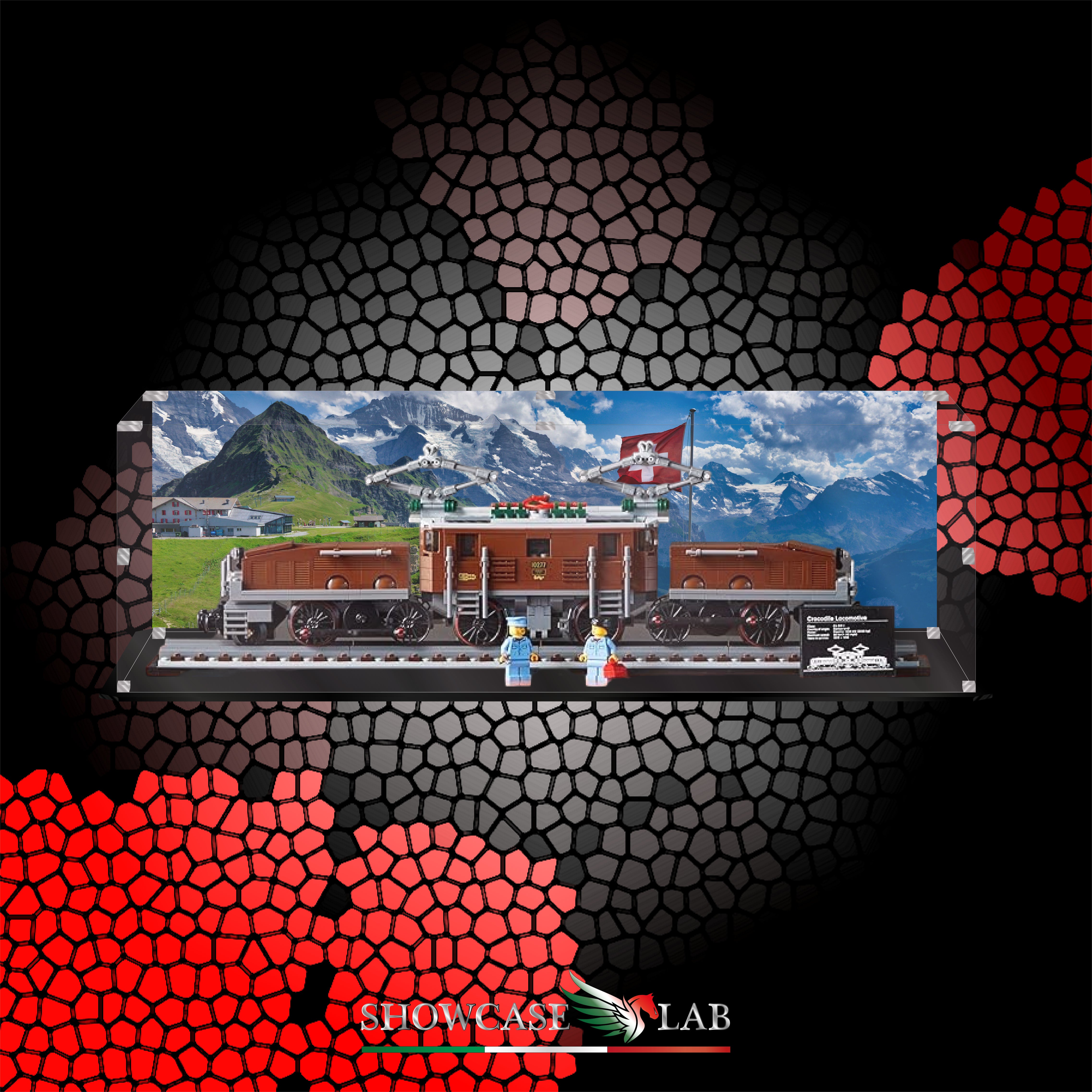 TECA LS90 | PER SET LEGO® 10277 - LOCOMOTIVA COCCODRILLO