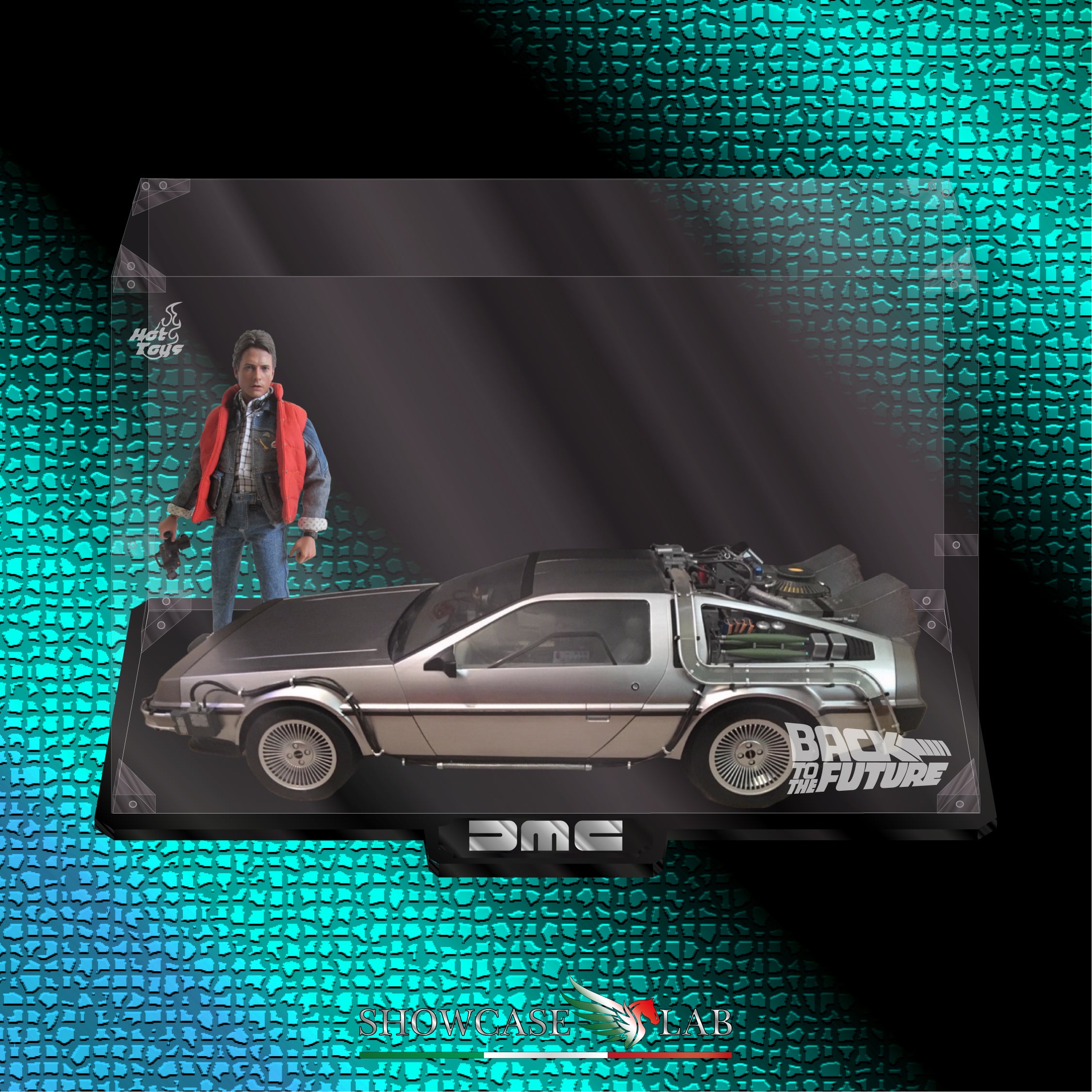 Teca HT33 | Per Delorean Hot Toys 1/6 con Doll