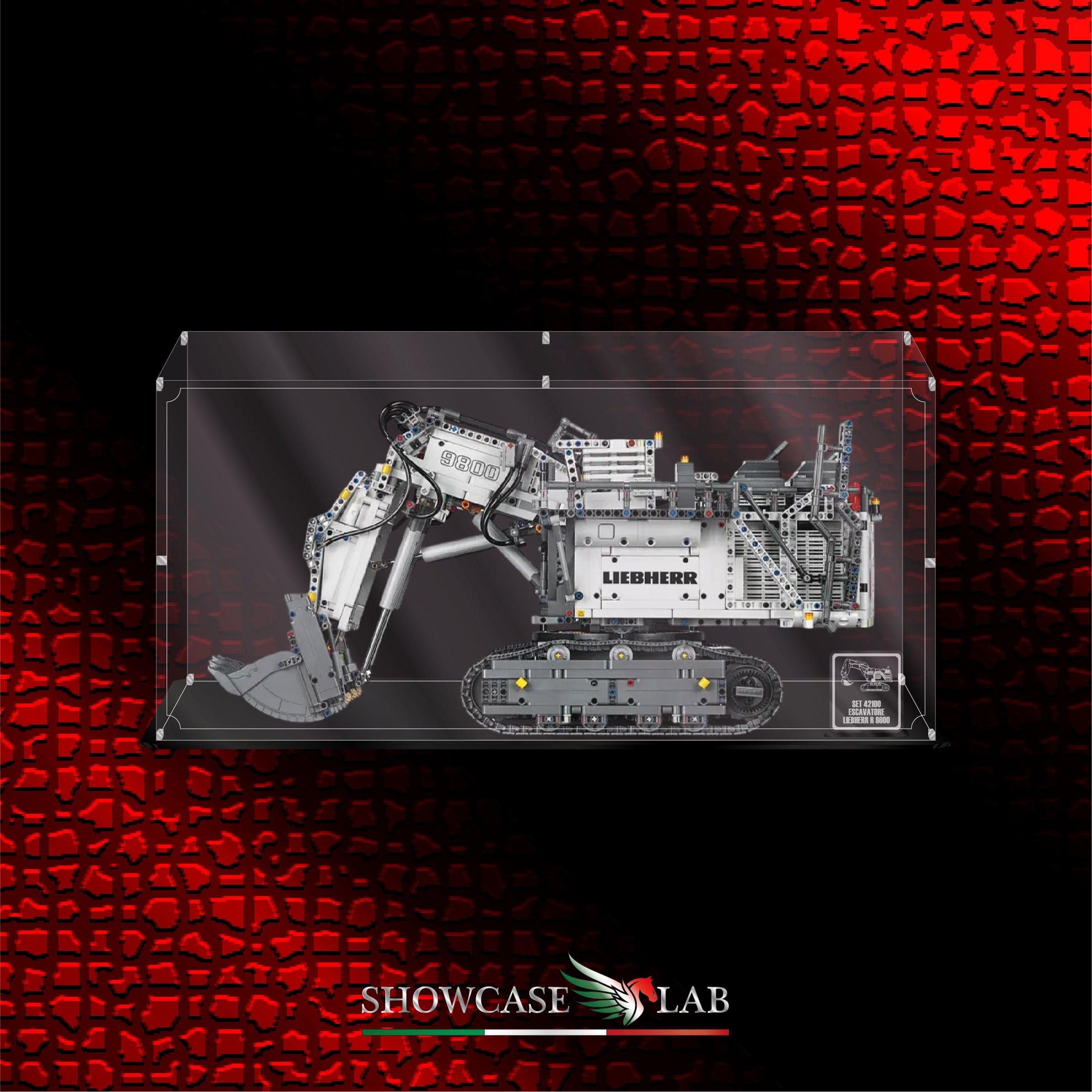 Teca L126 | Per Set Lego® 42100 - Escavatore Liebherr R 9800