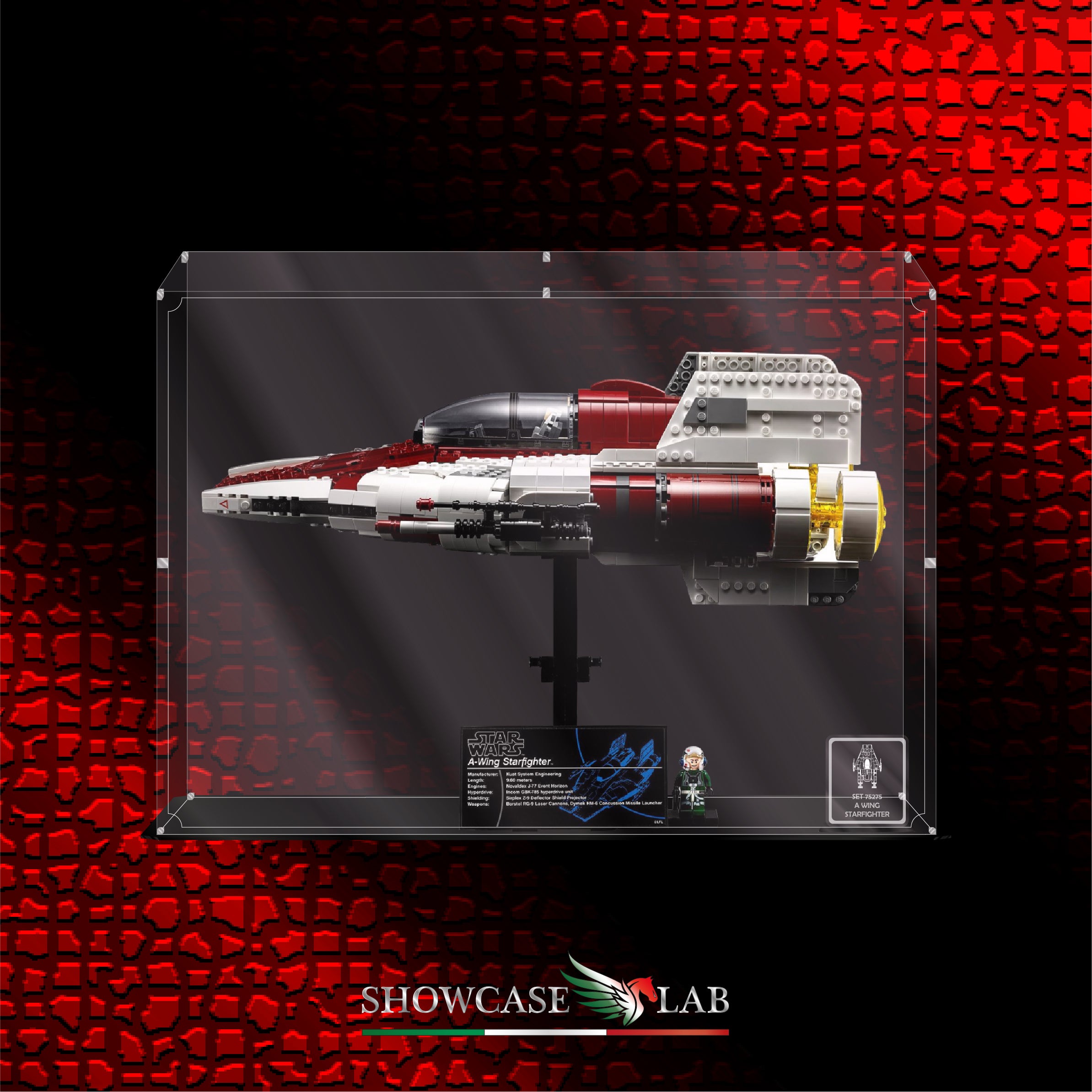 Teca L145 | Per Set Lego® 75275 - A Wing StarFighter - STAR WARS