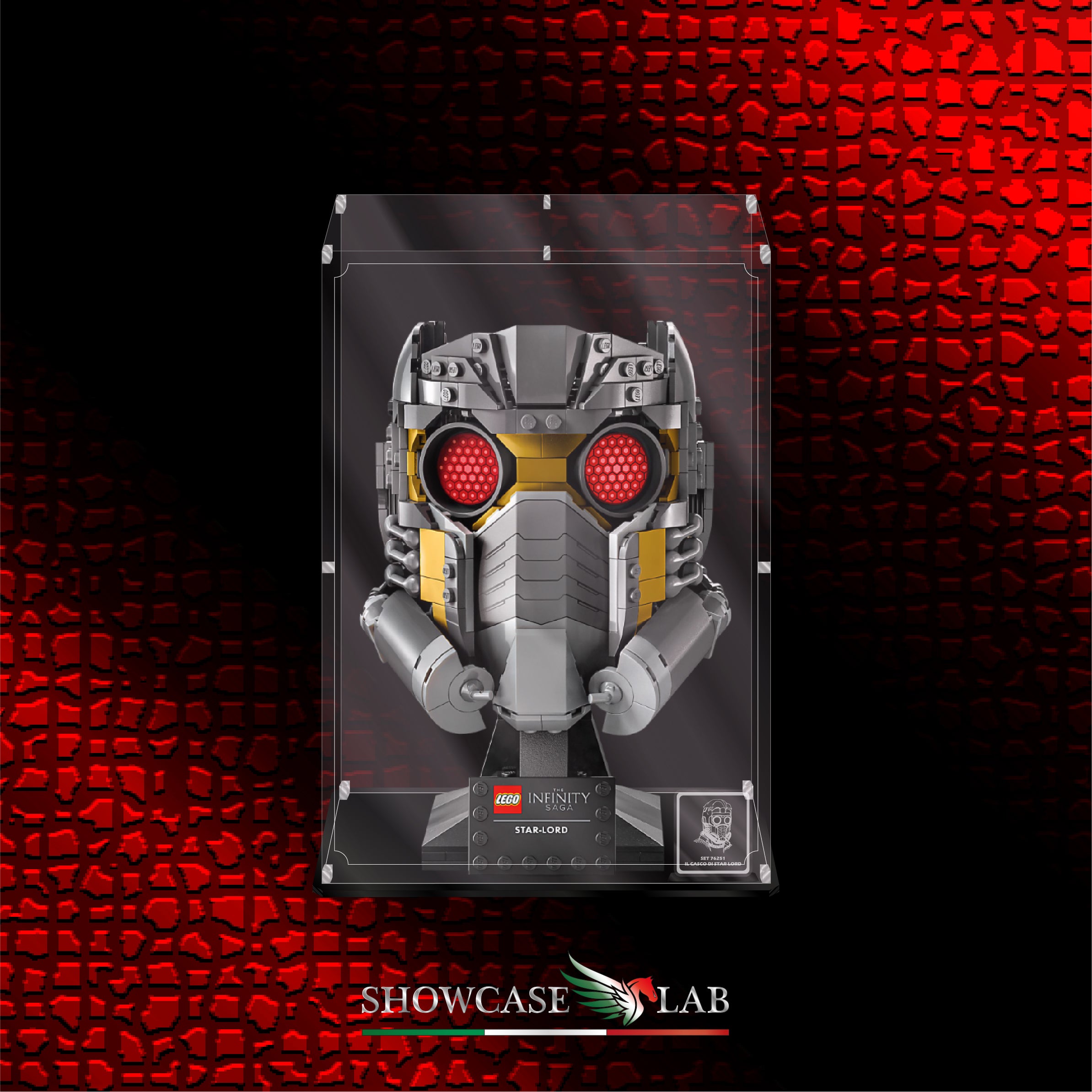 Teca L149 | Per Set Lego® 76251 - IL CASCO DI STAR LORD