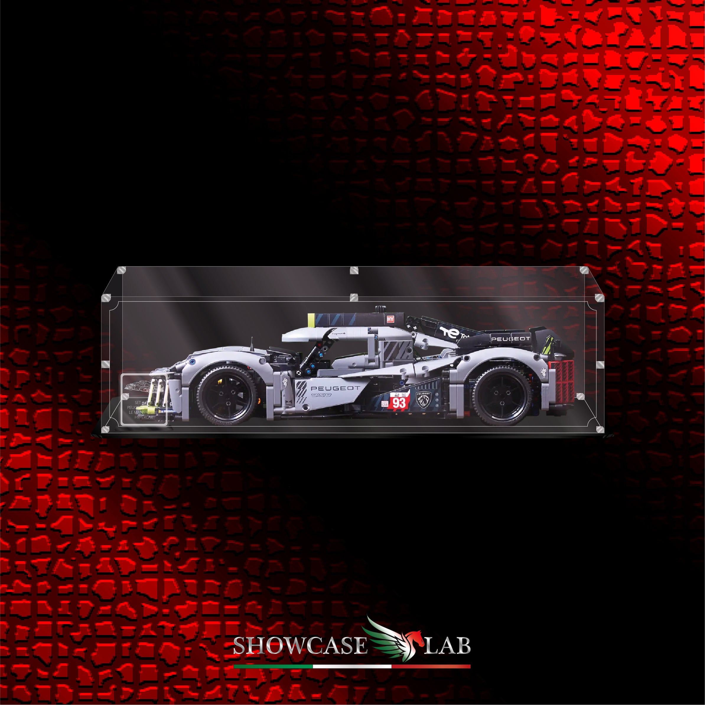 Teca L157 | Per Set Lego® 42156 - PEUGEOT 9X8 24H Le Mans Hybrid Hypercar