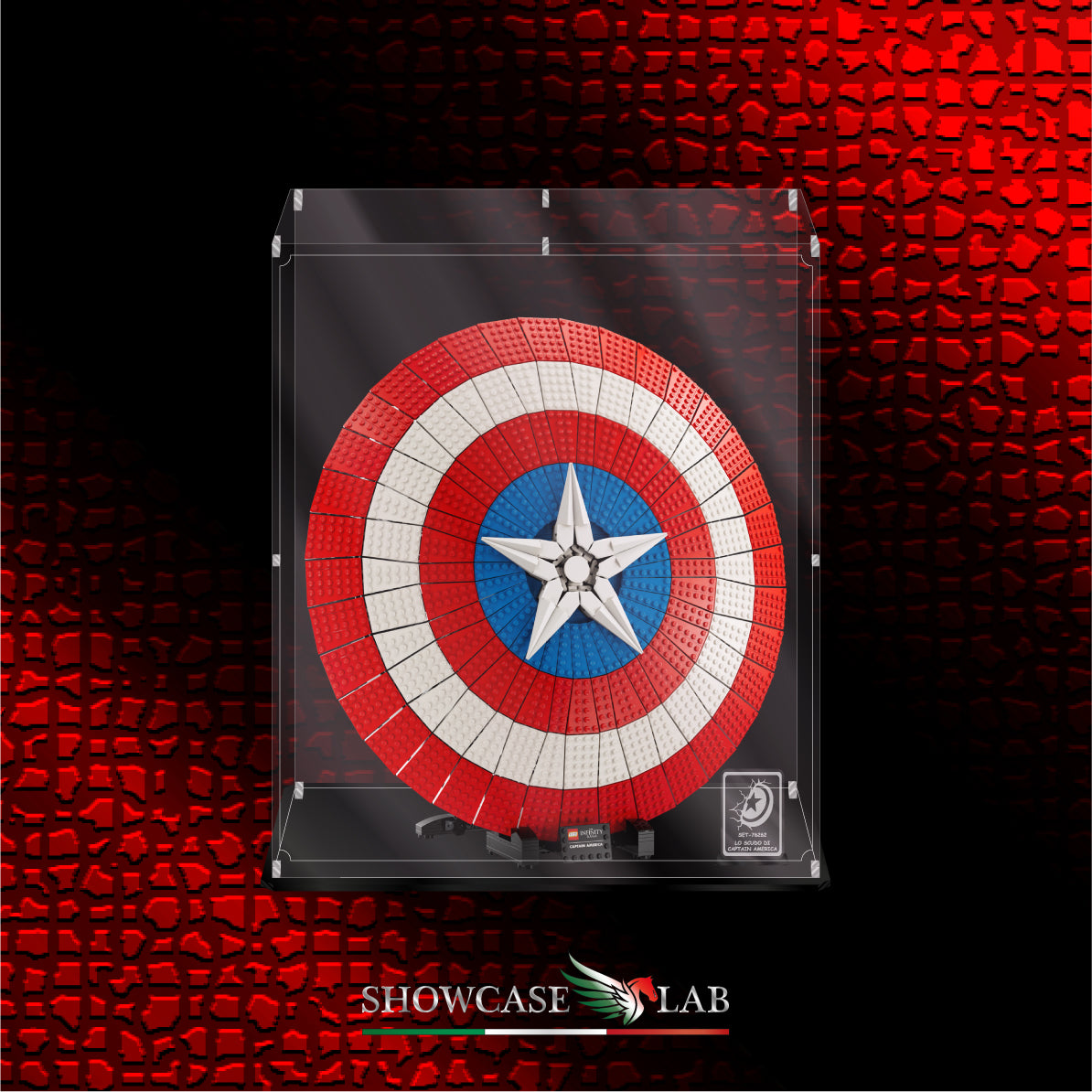 Teca L171 | Per Set Lego® 76262 - LO SCUDO DI CAPTAIN AMERICA