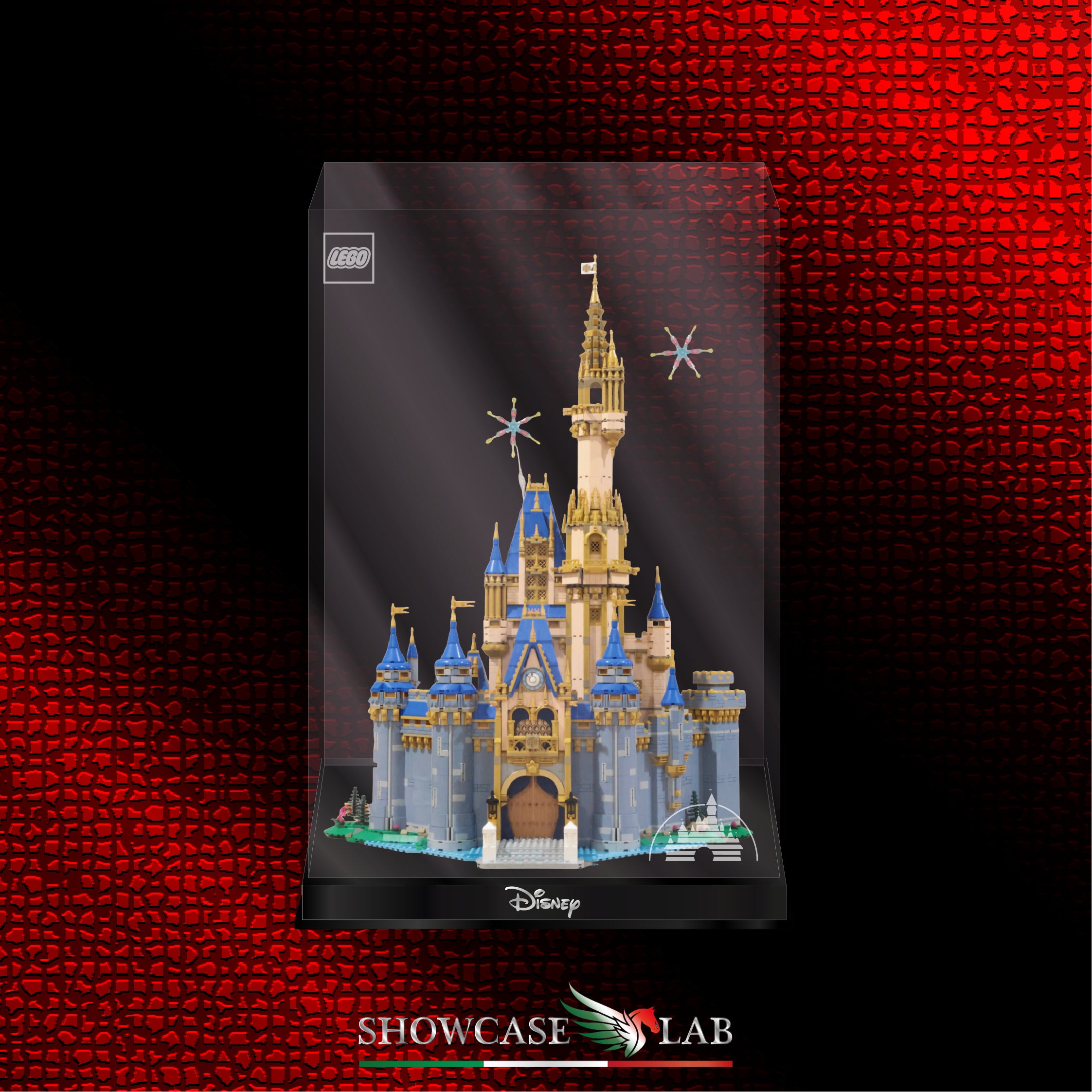 Teca L174  Per Set Lego 43222 Castello Disney – Showcase Lab 🇮🇹