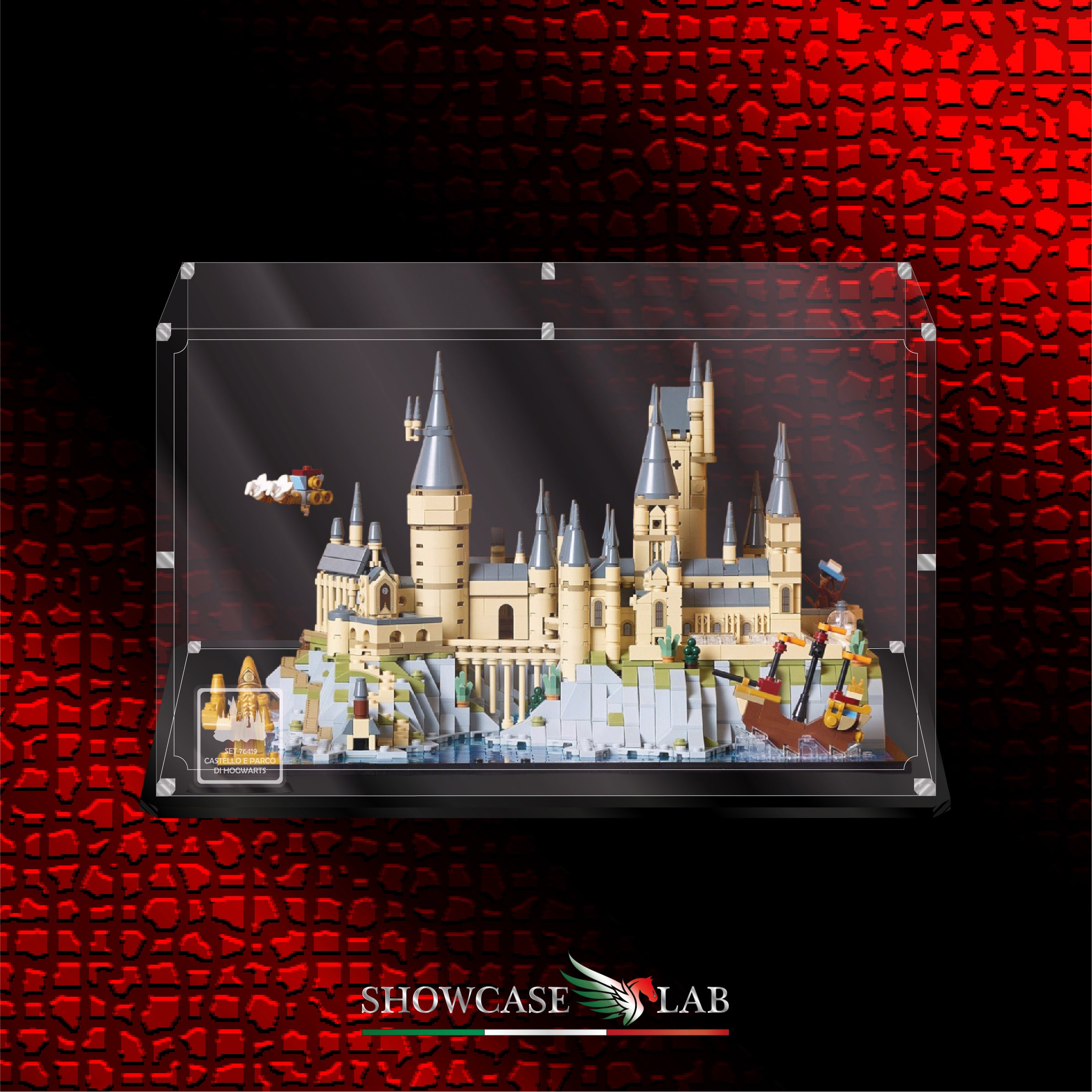 Teca L183 | Per Set Lego® 76419 Castello e parco di Hogwarts