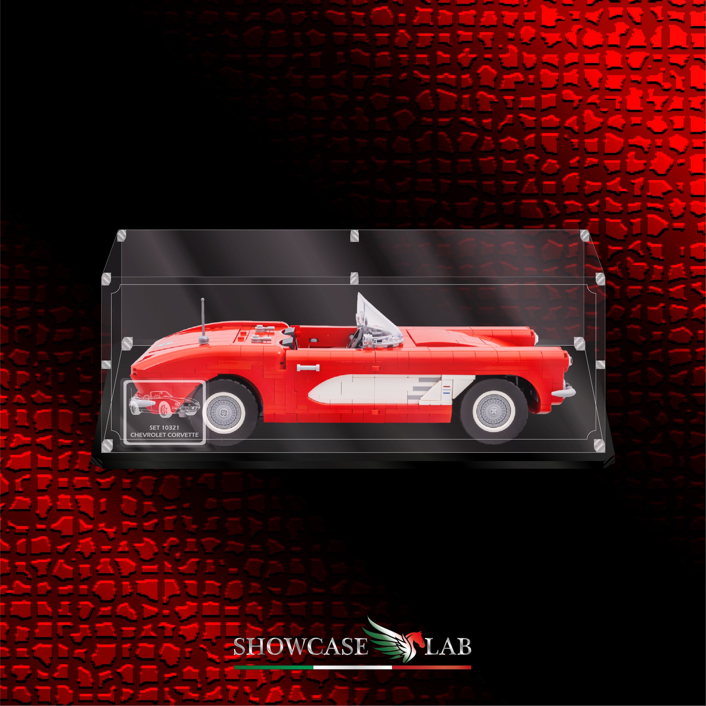 Teca L188 | Per Set Lego® 10321 - Chevrolet Corvette