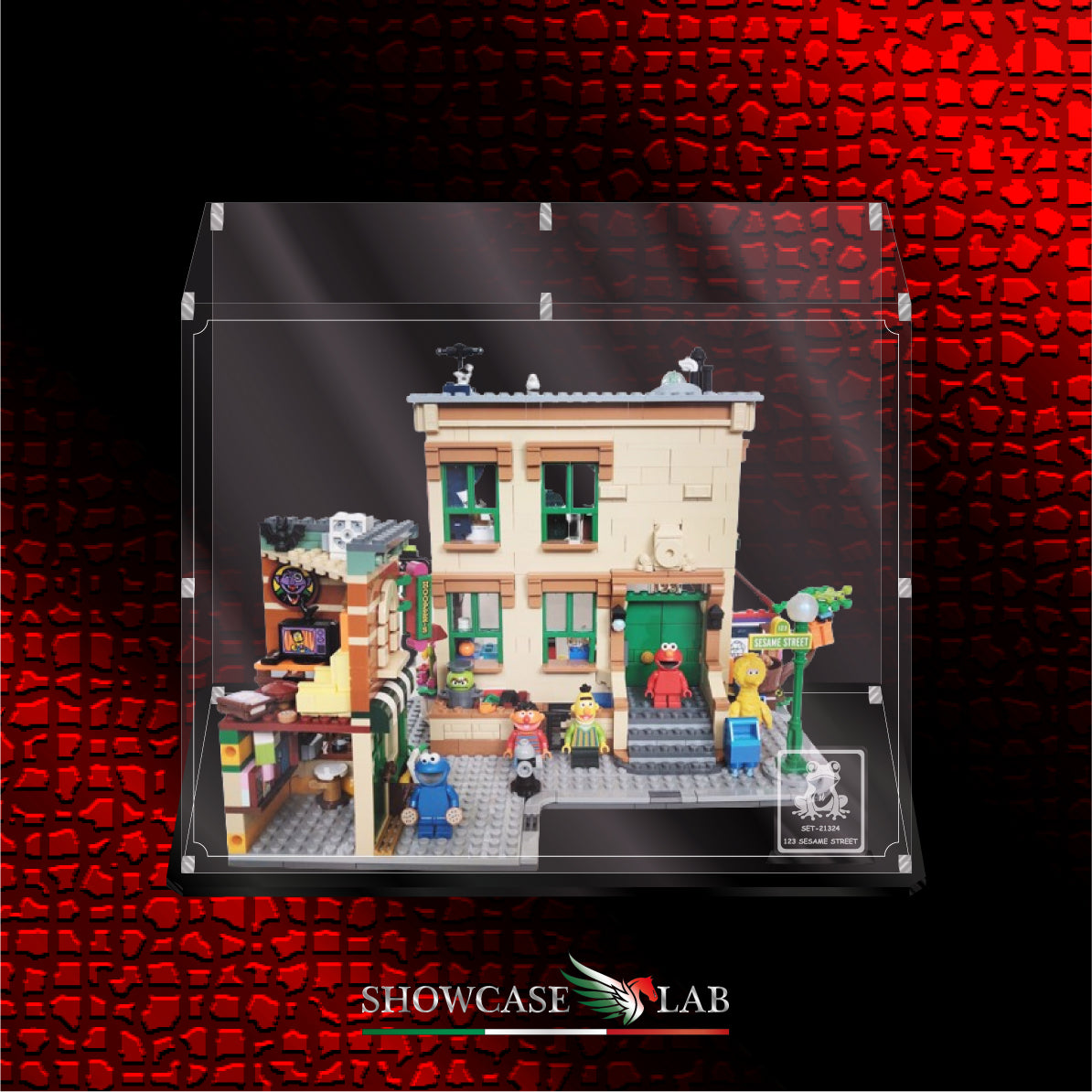 Teca L204 | Per Set Lego® 21324 - 123 SESAME STREET
