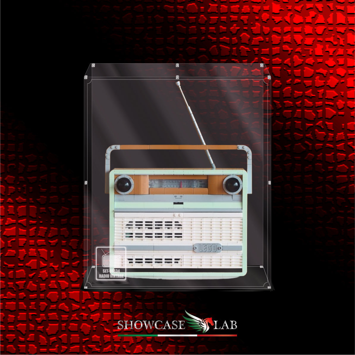 Teca L231 | Per Set Lego® 10334 - RADIO VINTAGE