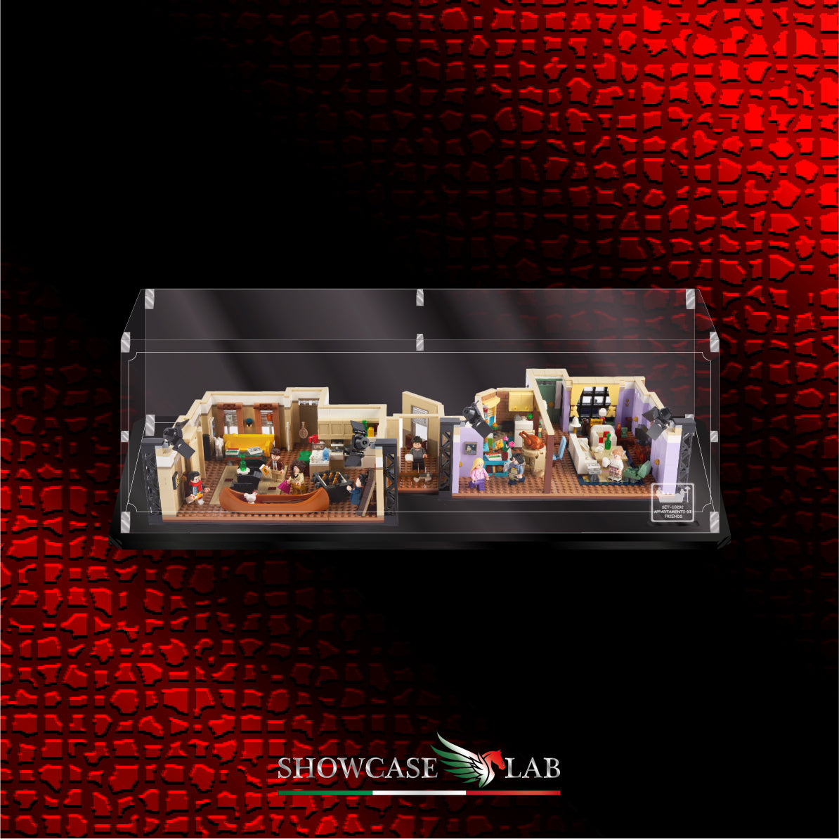 Teca L48 | Per Set Lego® 10292 Appartamenti di Friends