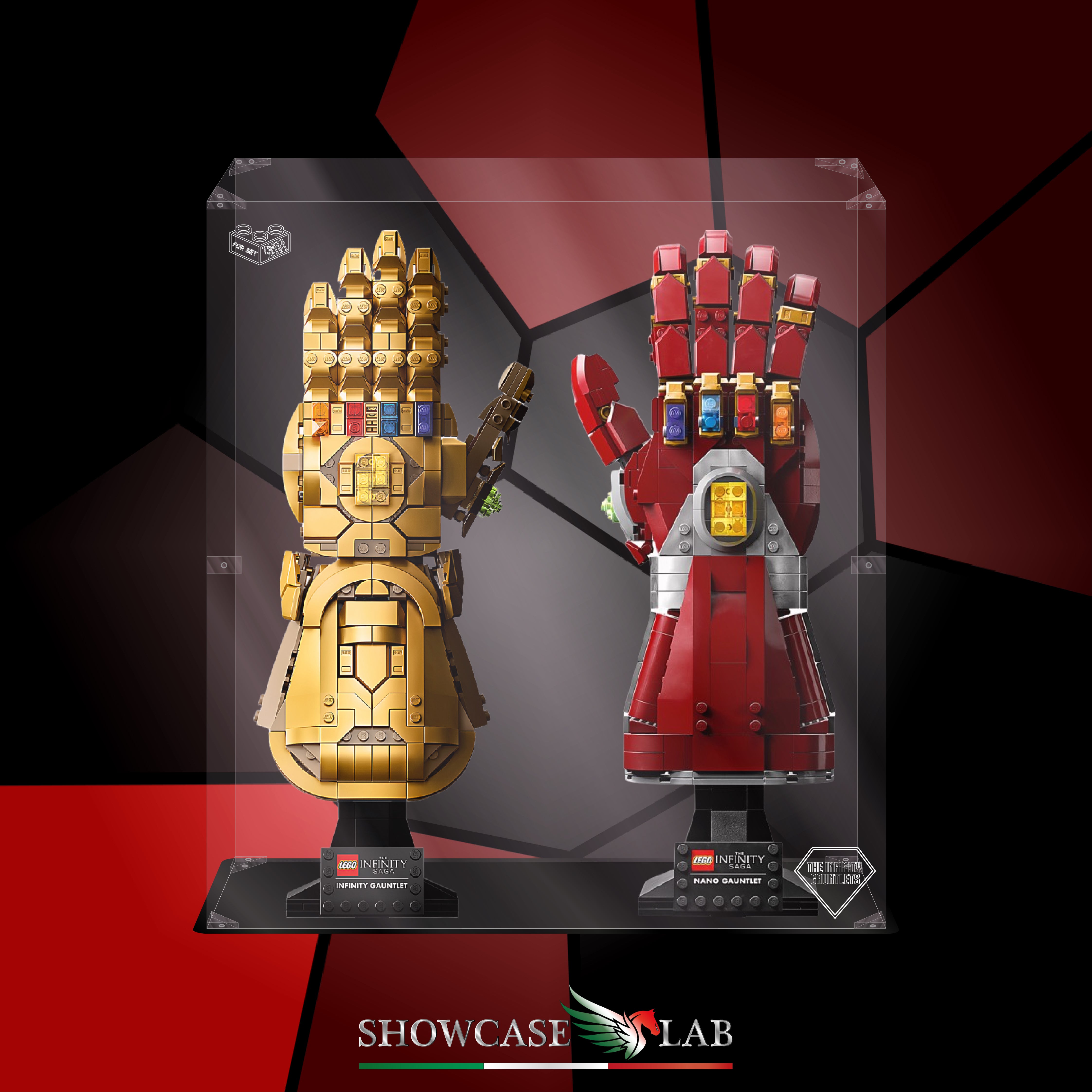Teca LP146 | Per Set Lego® 76223 - 76191 | GUANTI DELL'INFINITO