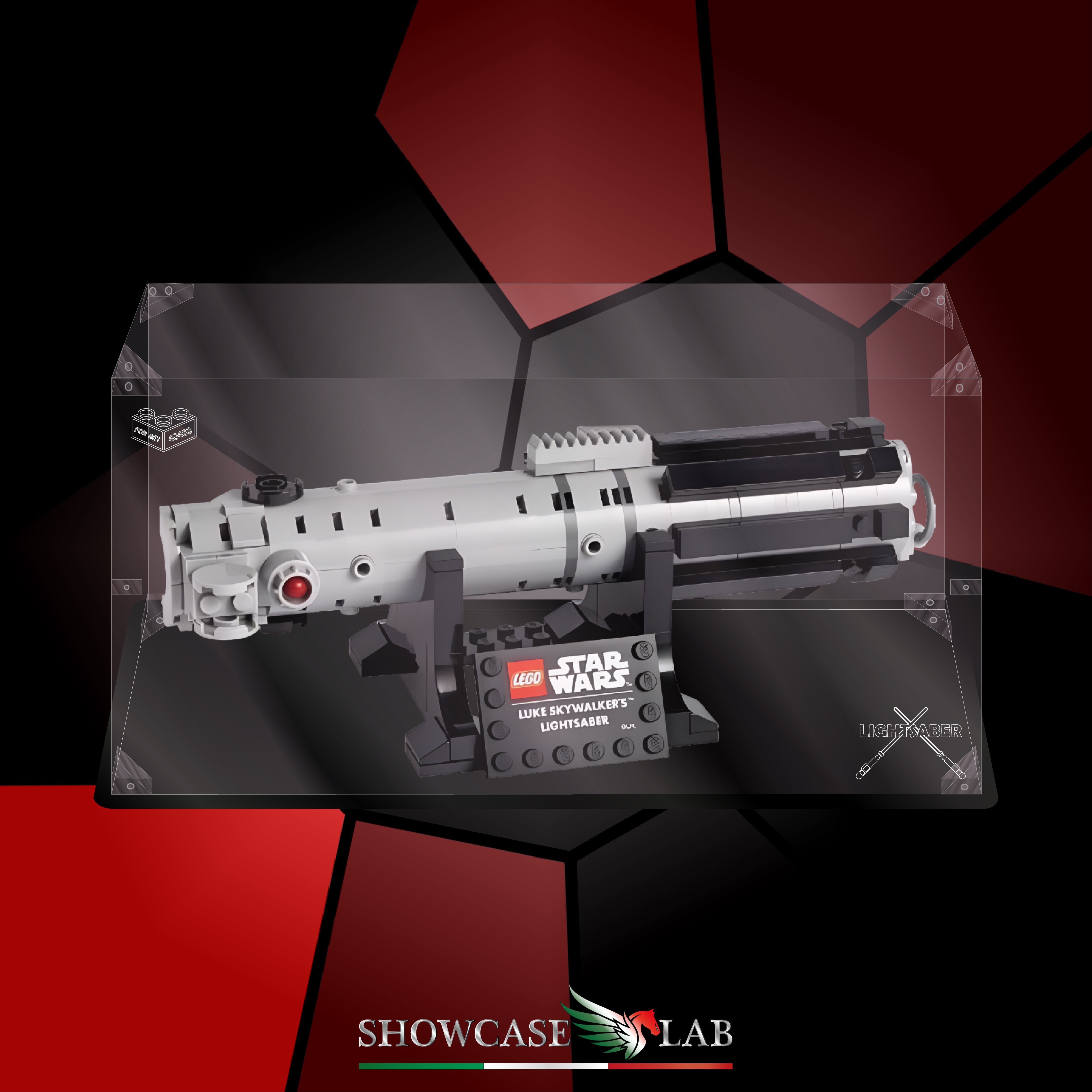 Teca LP179 | Per Set Lego® 40483 - Spada laser di Luke Skywalker