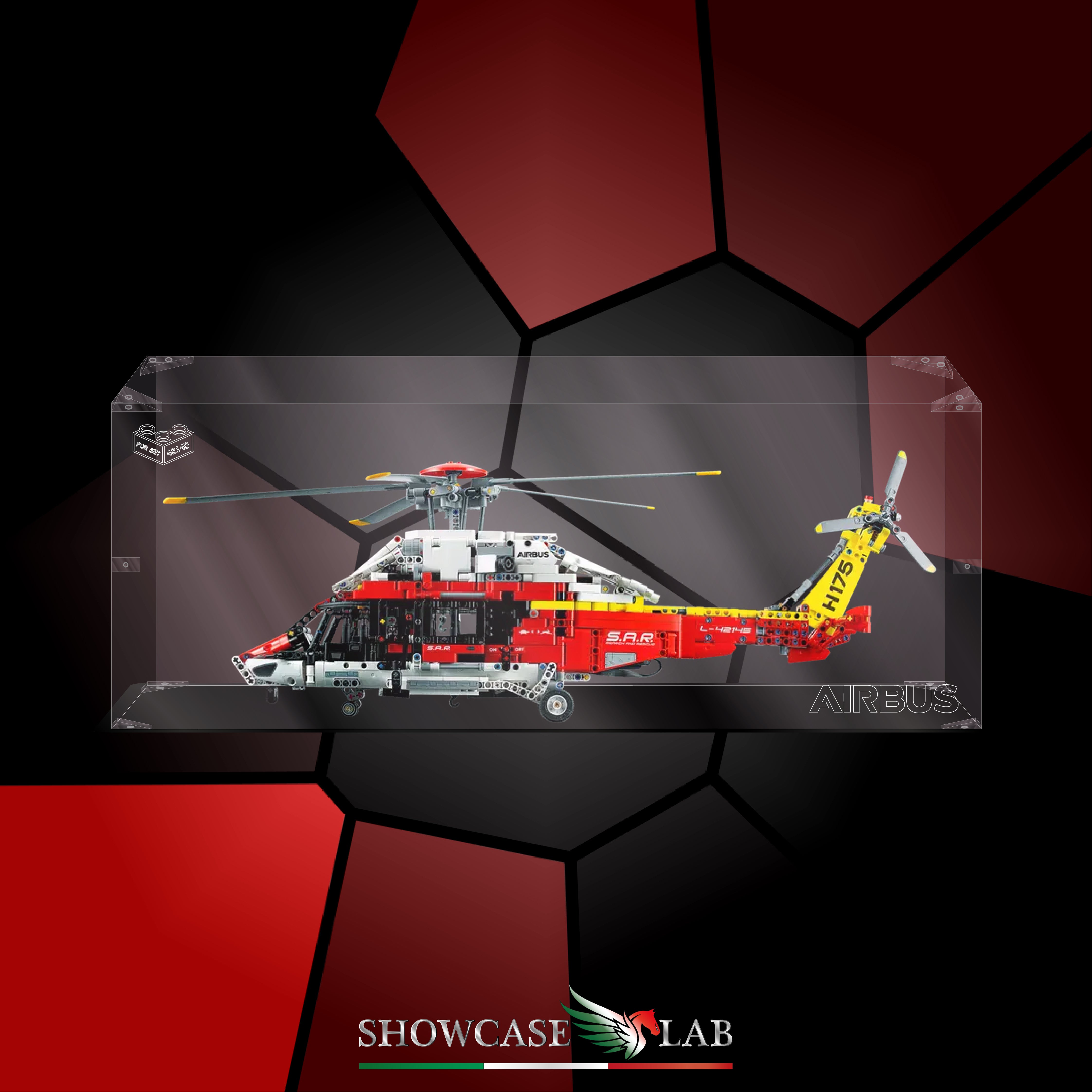 Teca LP210 | Per Set Lego® 42145 - Elicottero di salvataggio Airbus H175