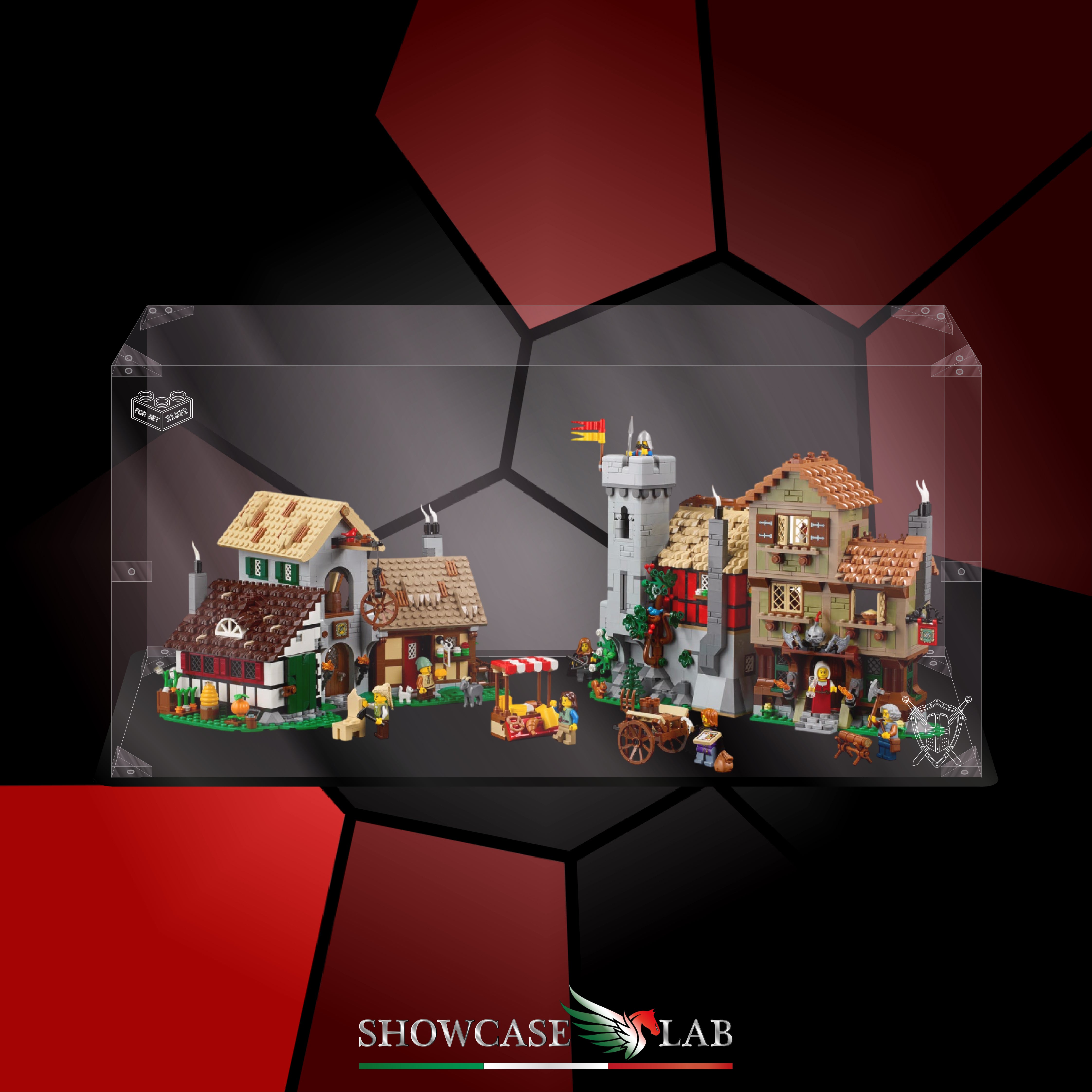Teca LP219 | Per Set Lego® 10332 - Piazza della città medievale