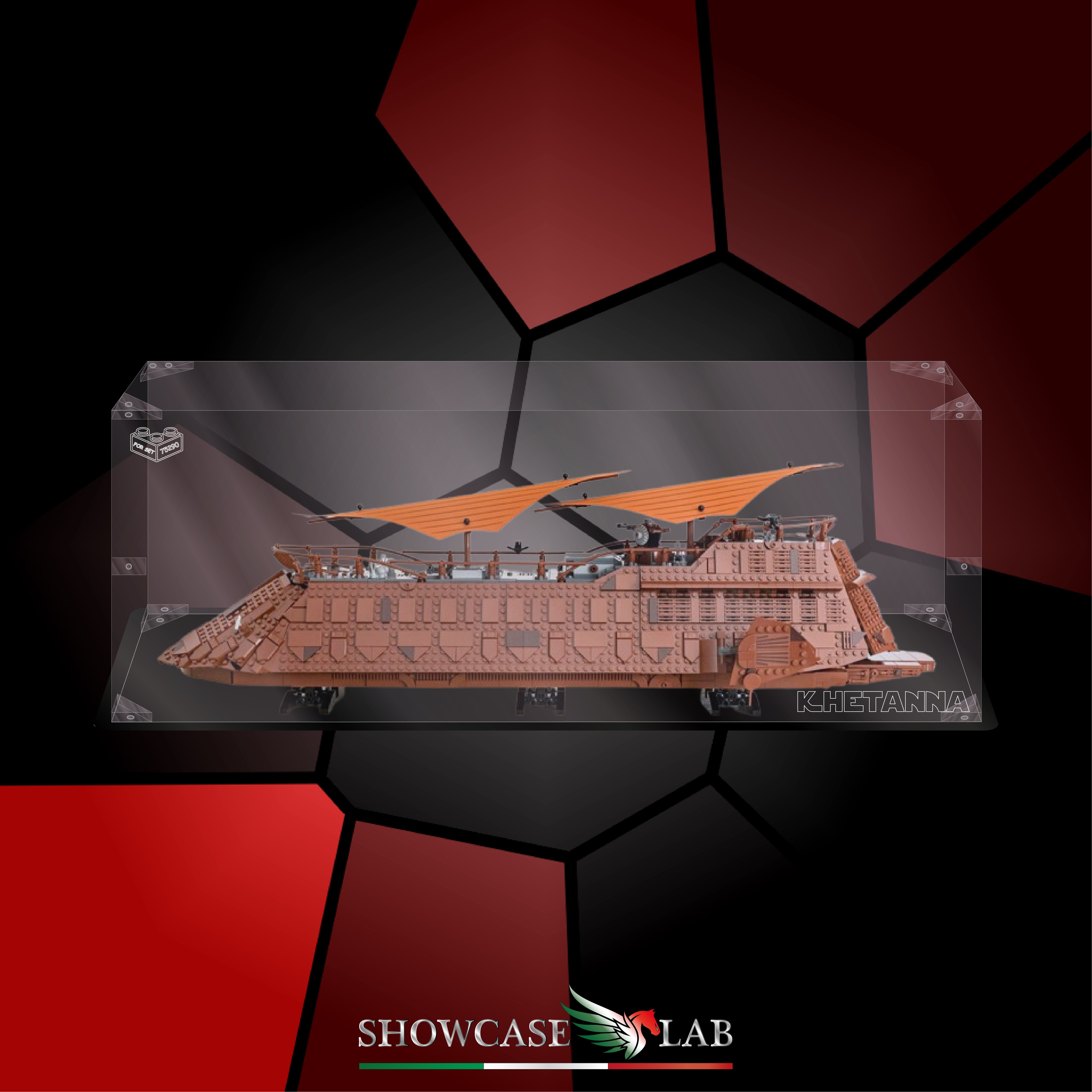 Teca LP254 | Per Set Lego® 75397 | STAR WARS - Galeone a vela di Jabba