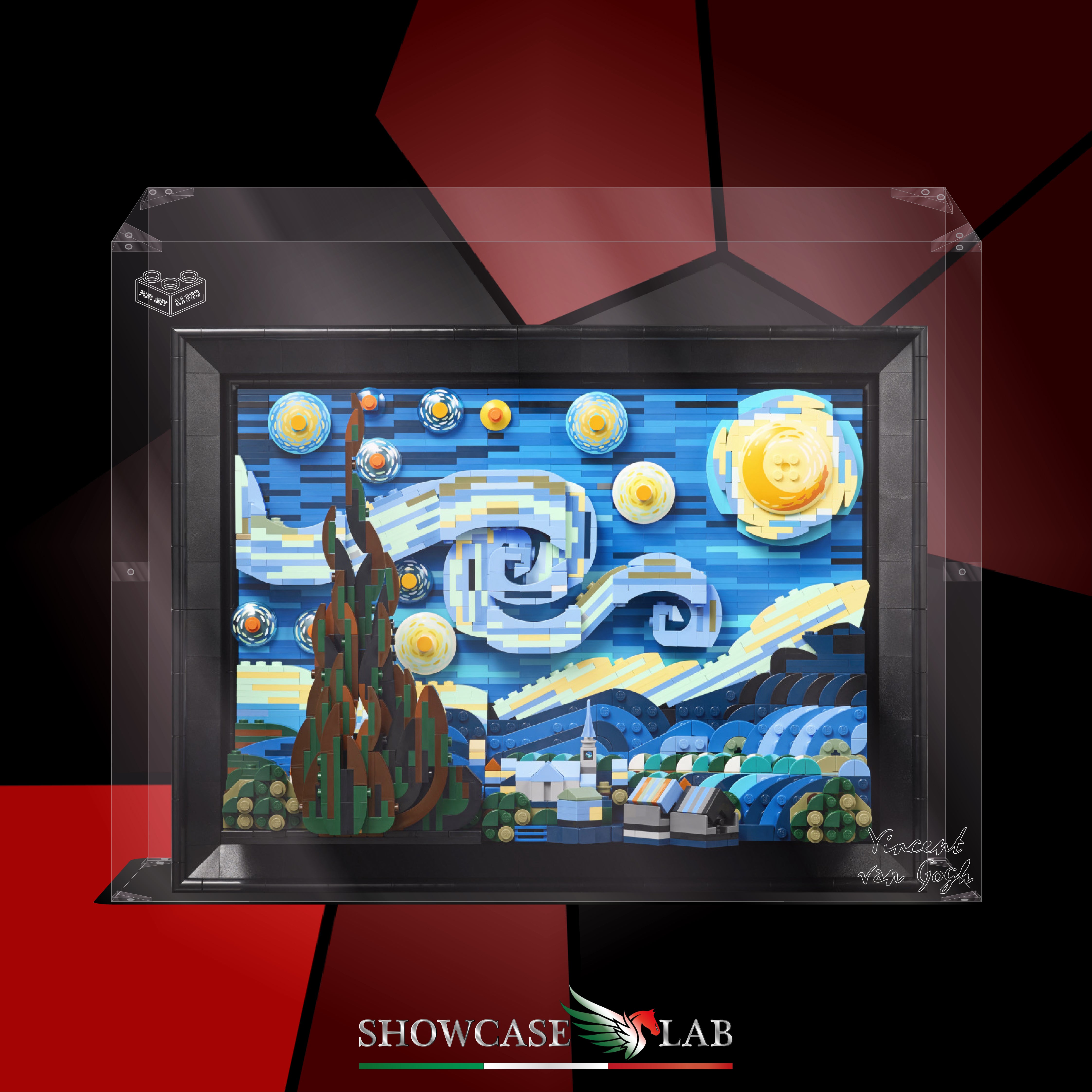 Teca LP76 | Per Set Lego® 21333 Vincent Van Gogh - Notte Stellata