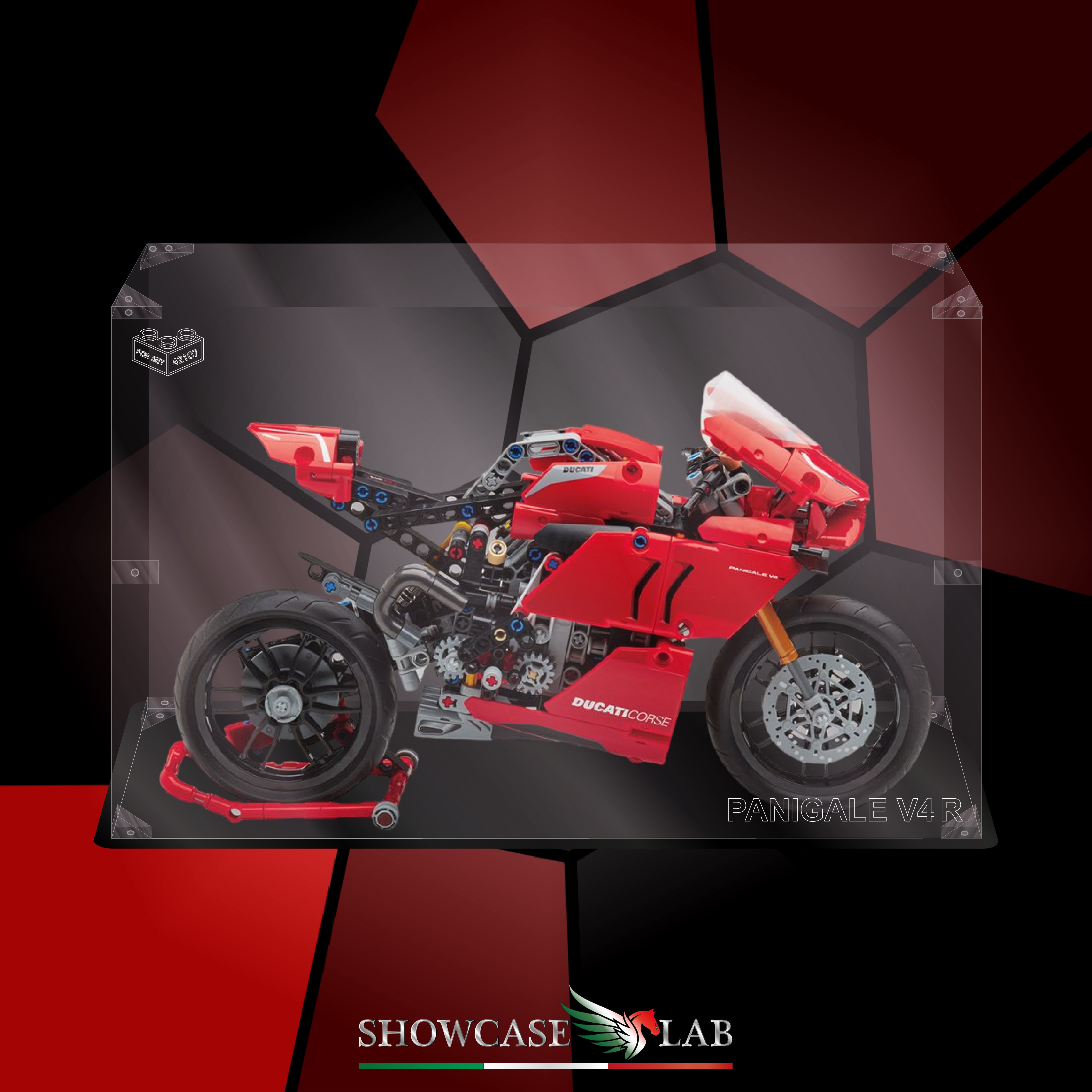 Teca LP77 | Per Set Lego® 42107 - Ducati Panigale V4 R