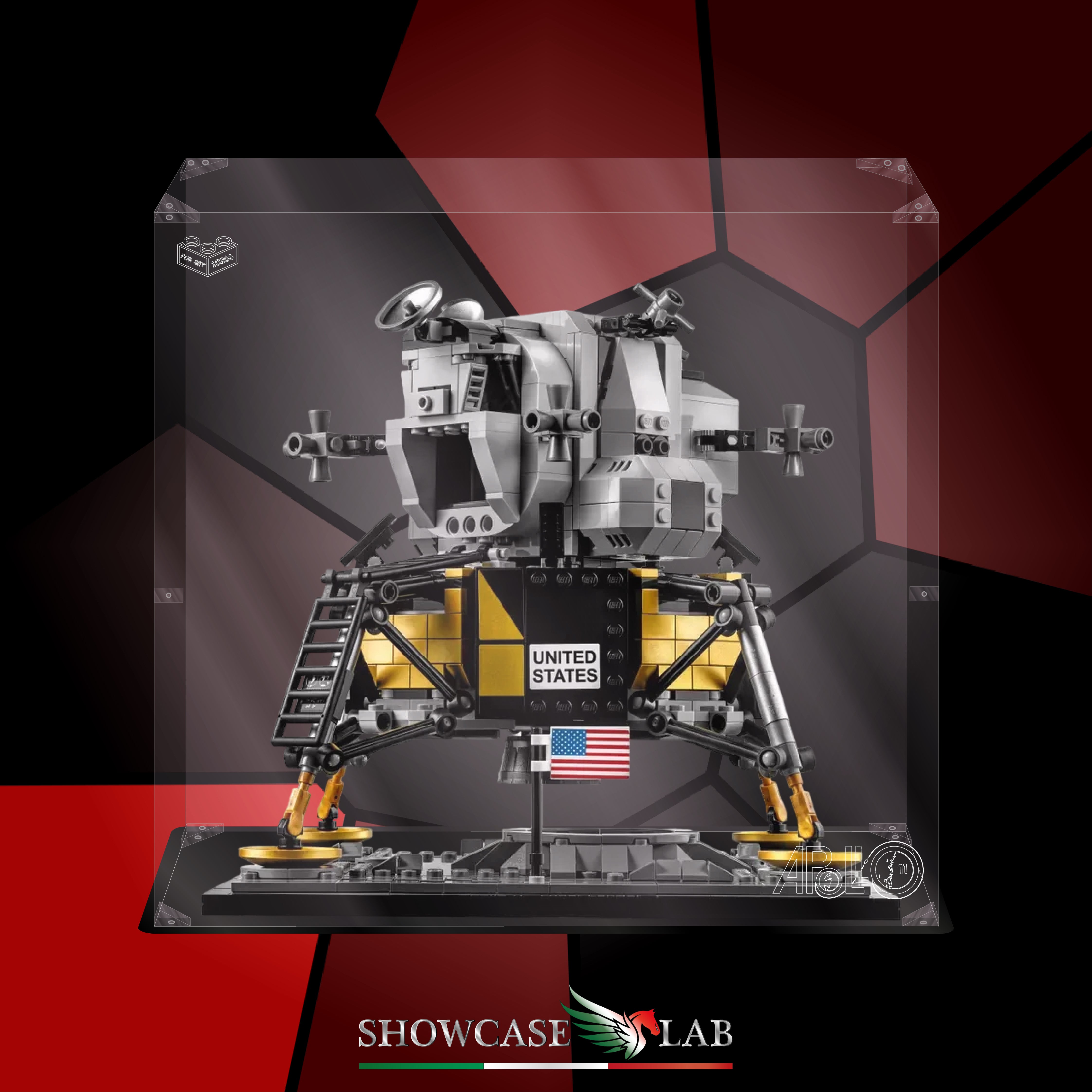 Teca LP84 | Per Set Lego® 10266 - Apollo 11 Lunar Lander