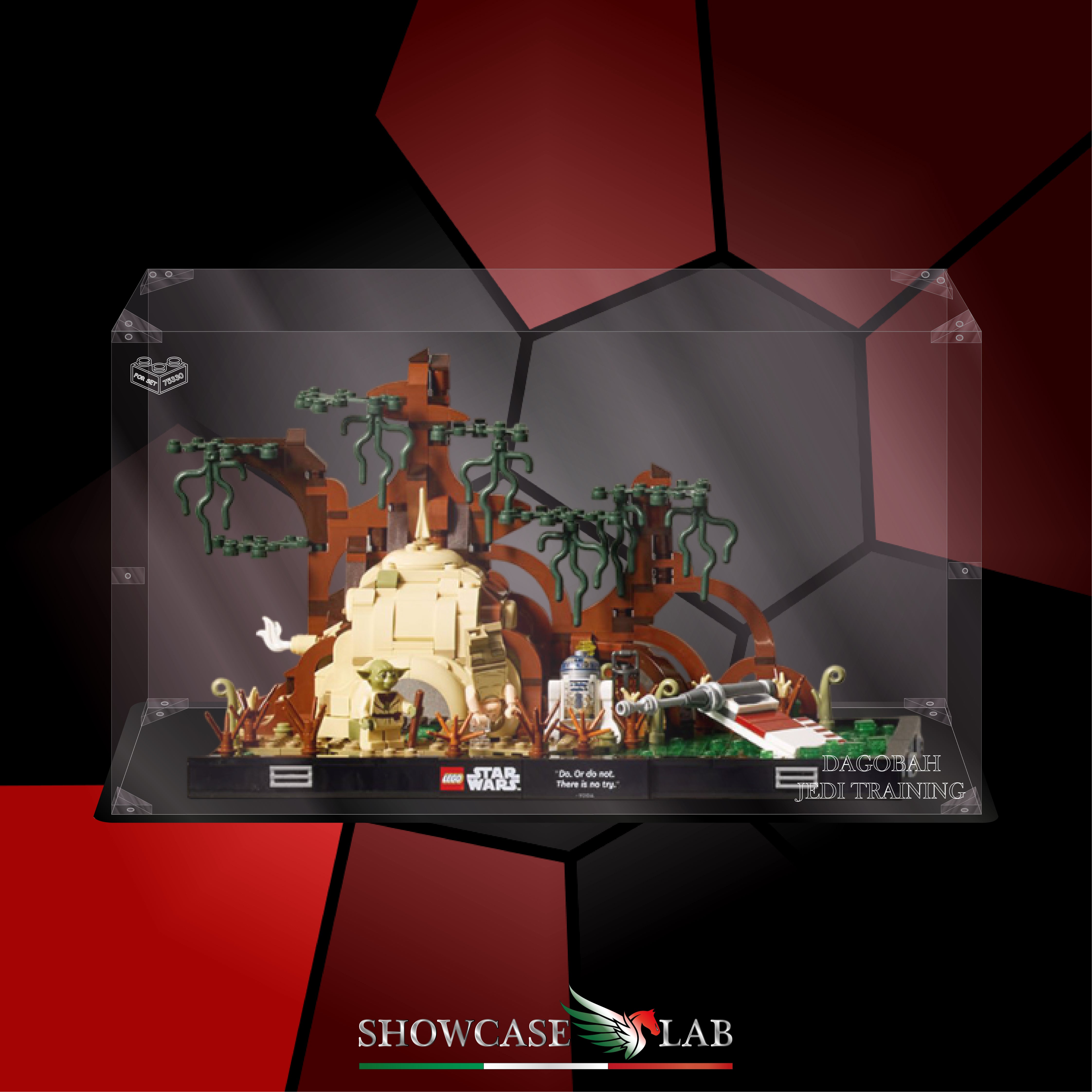 Teca LP87 | Per Set Lego® 75330 - Diorama Addestramento Jedi