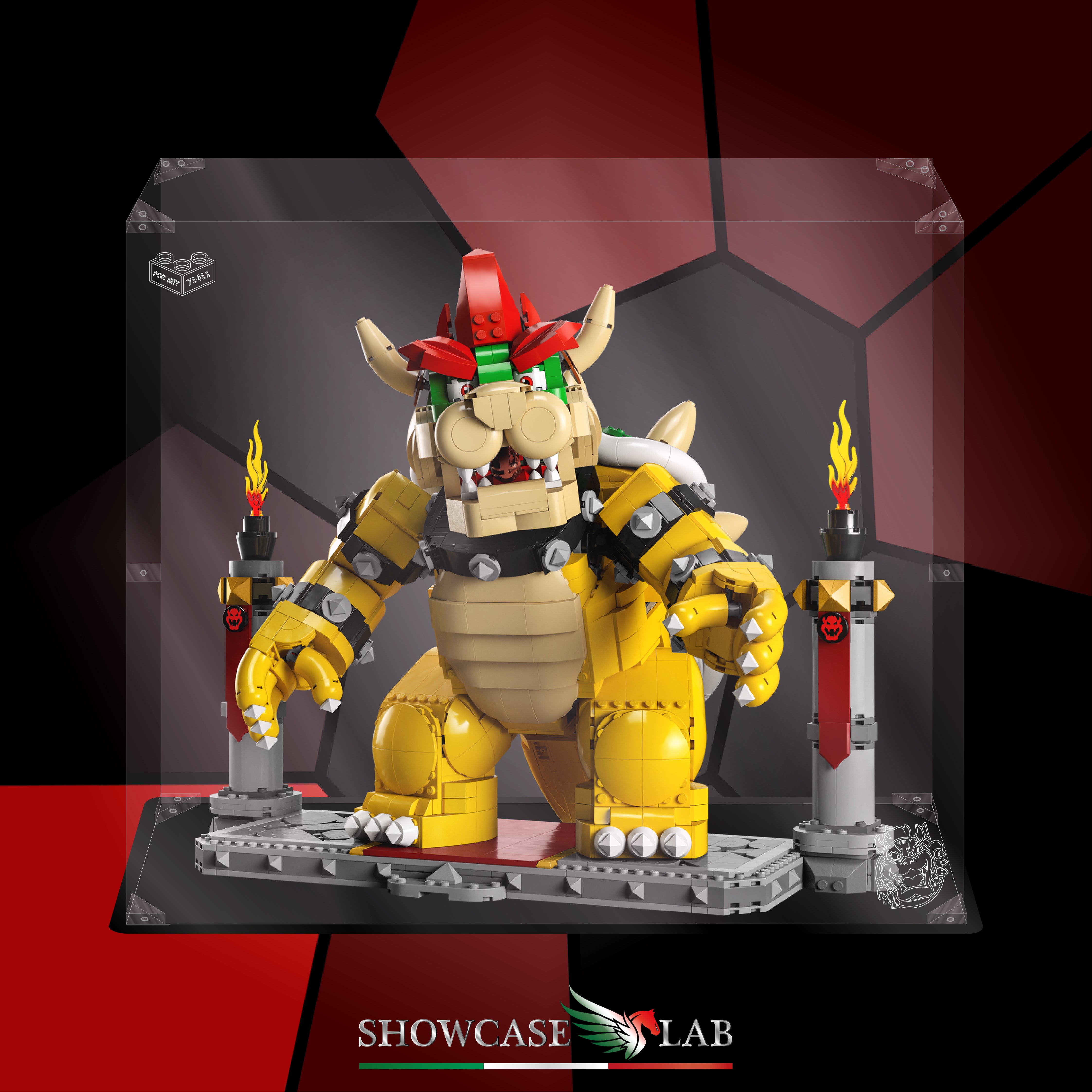 Teca LP88 | Per Set Lego® 71411 - Il potente Bowser