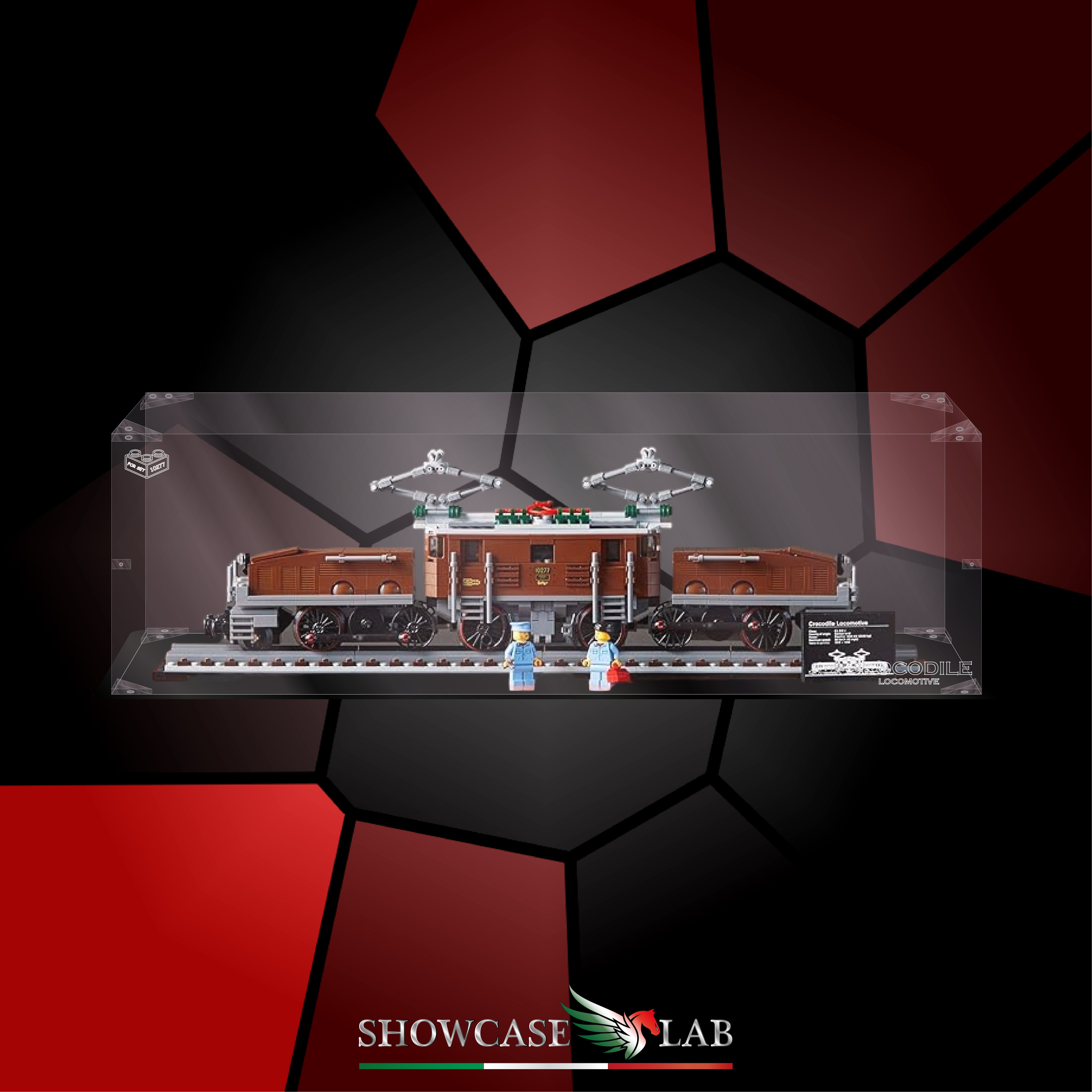 Teca LP90 | Per Set Lego® 10277 - Locomotiva coccodrillo