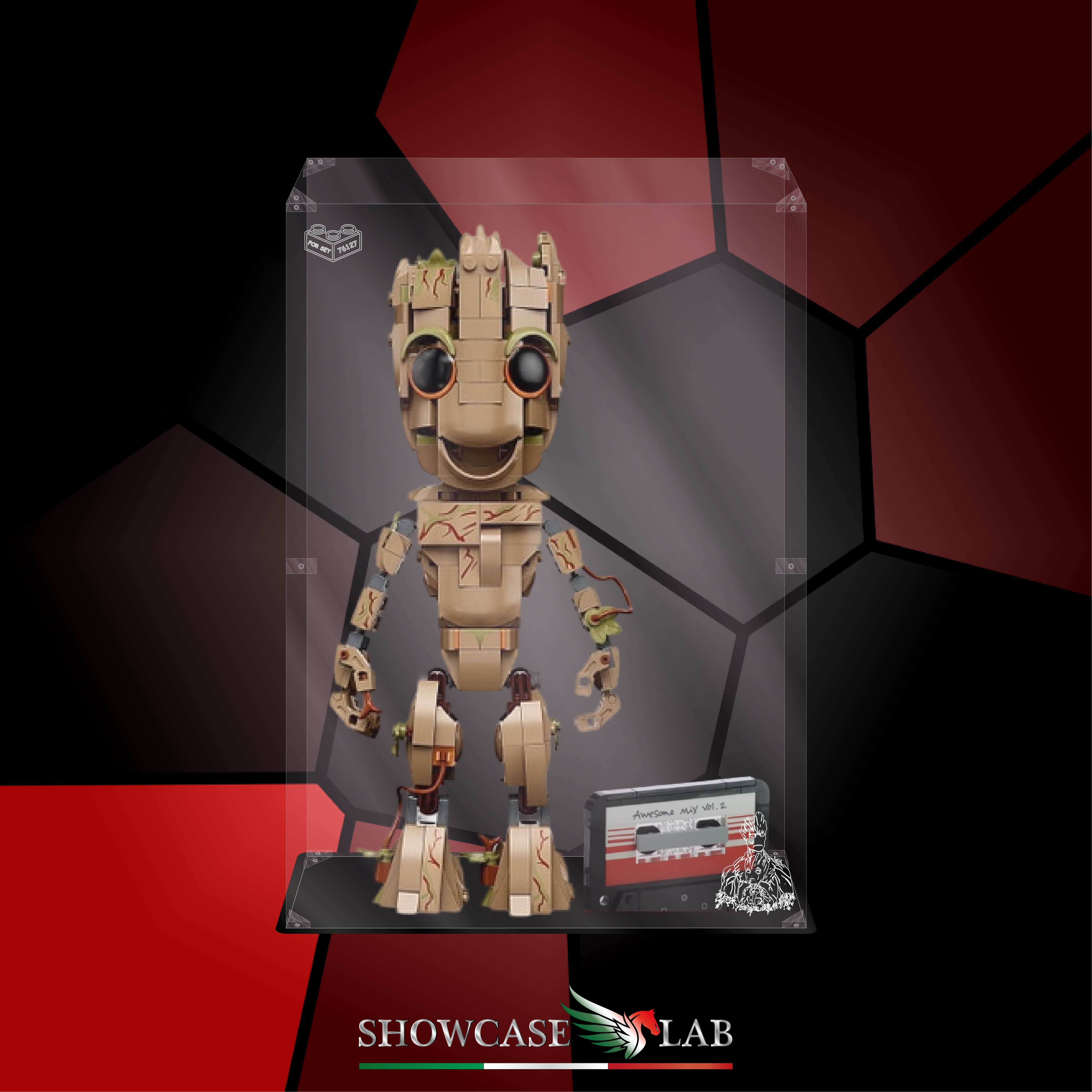 Teca LP92 | Per Set Lego® 76127 - Io sono Groot