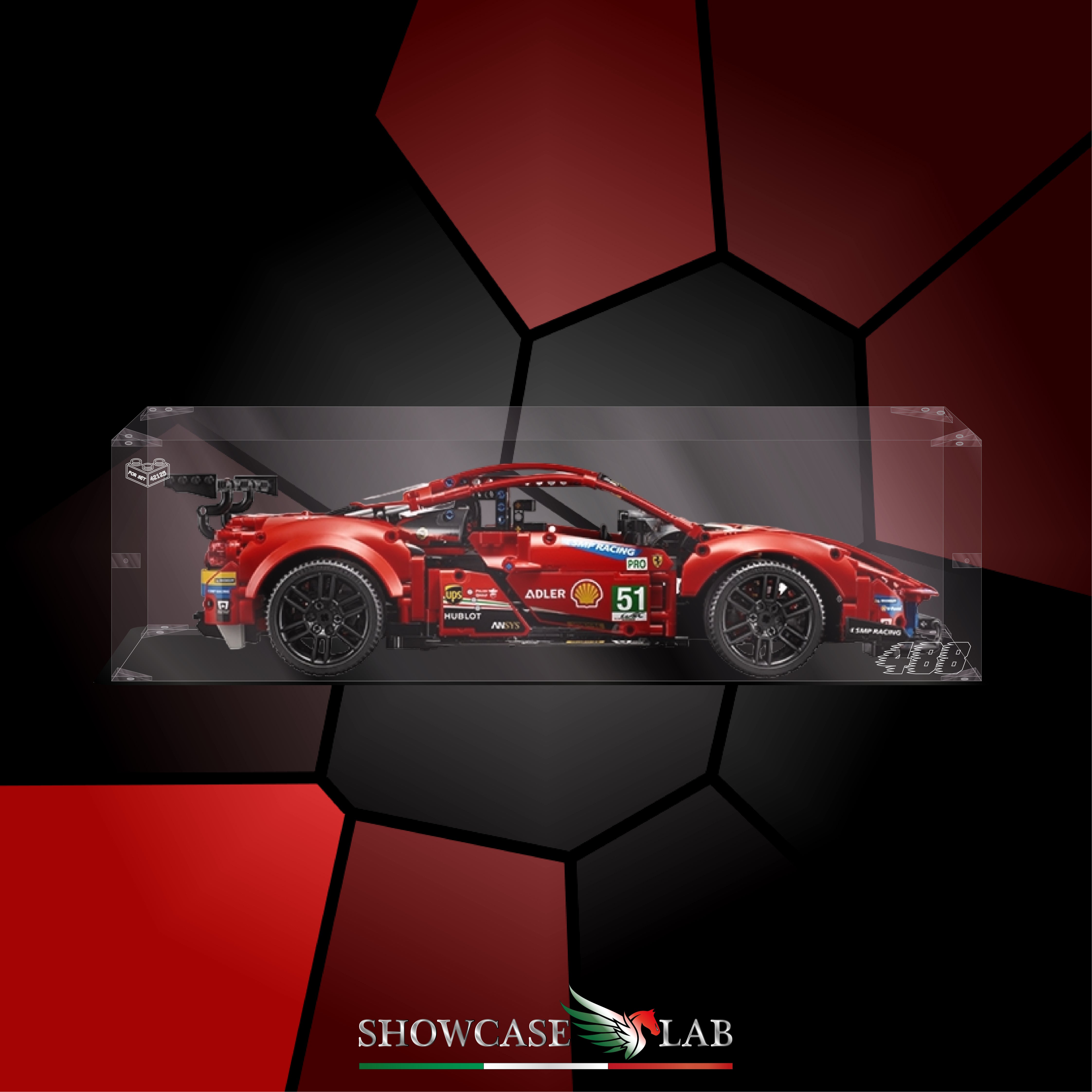 Teca LP95 | Per Set Lego® 42125 - Ferrari 488