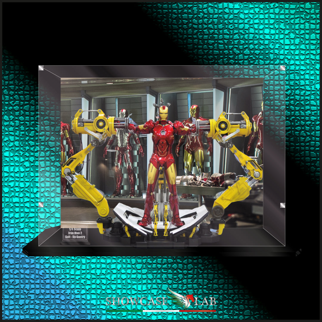 Teca HT19 | Per Hot Toys MMS160 Iron Man 2 Suit-Up Gantry.