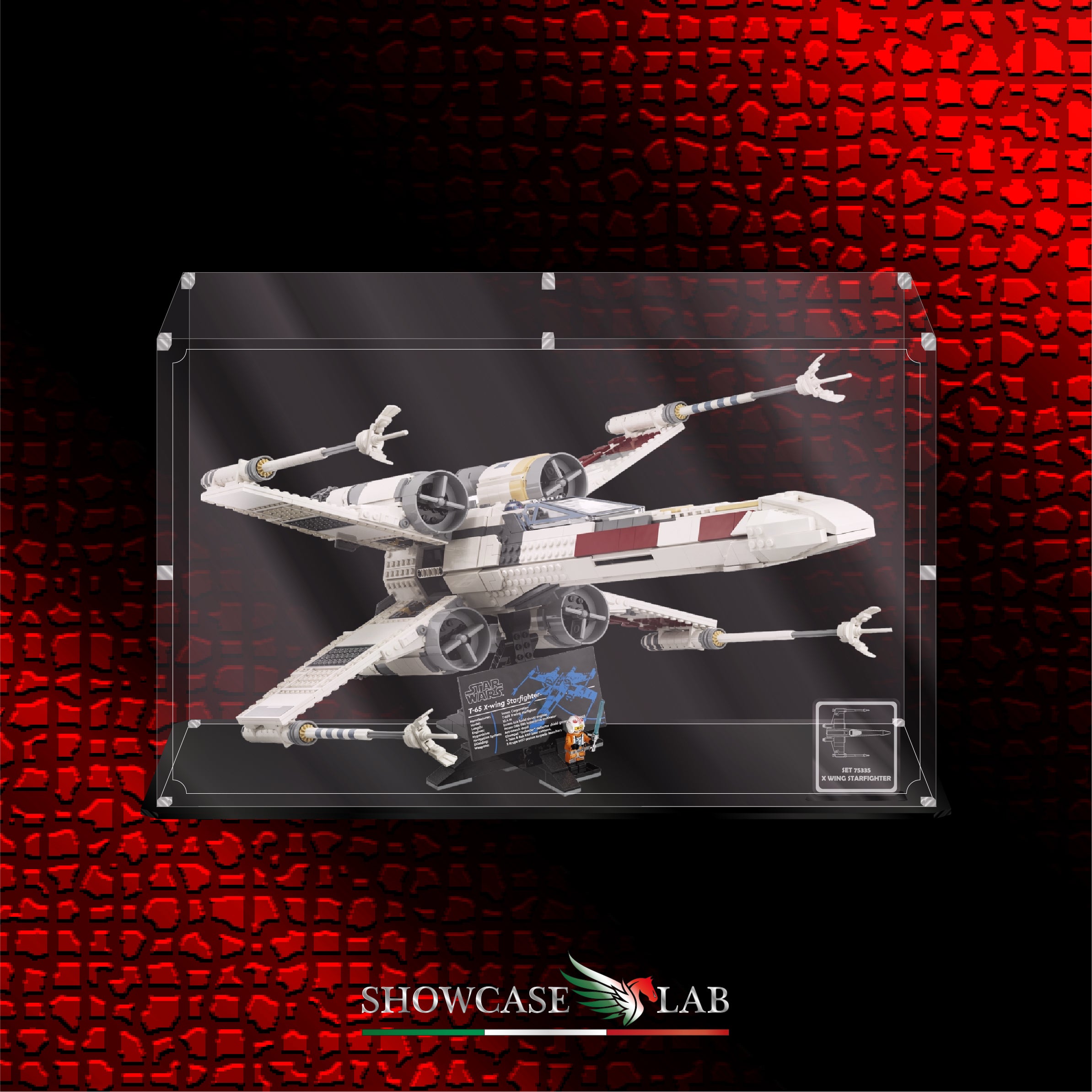 Teca L156 | Per Set Lego® 75335 - X WING STARFIGHTER