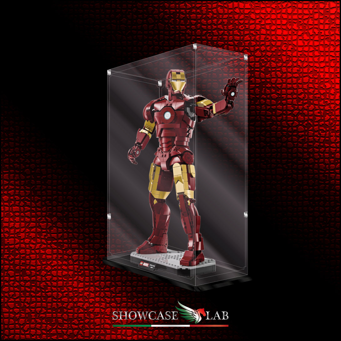 Teca L340 | Per Set Lego® 76344 - Iron Man Mark 3 – Edizione del collezionista