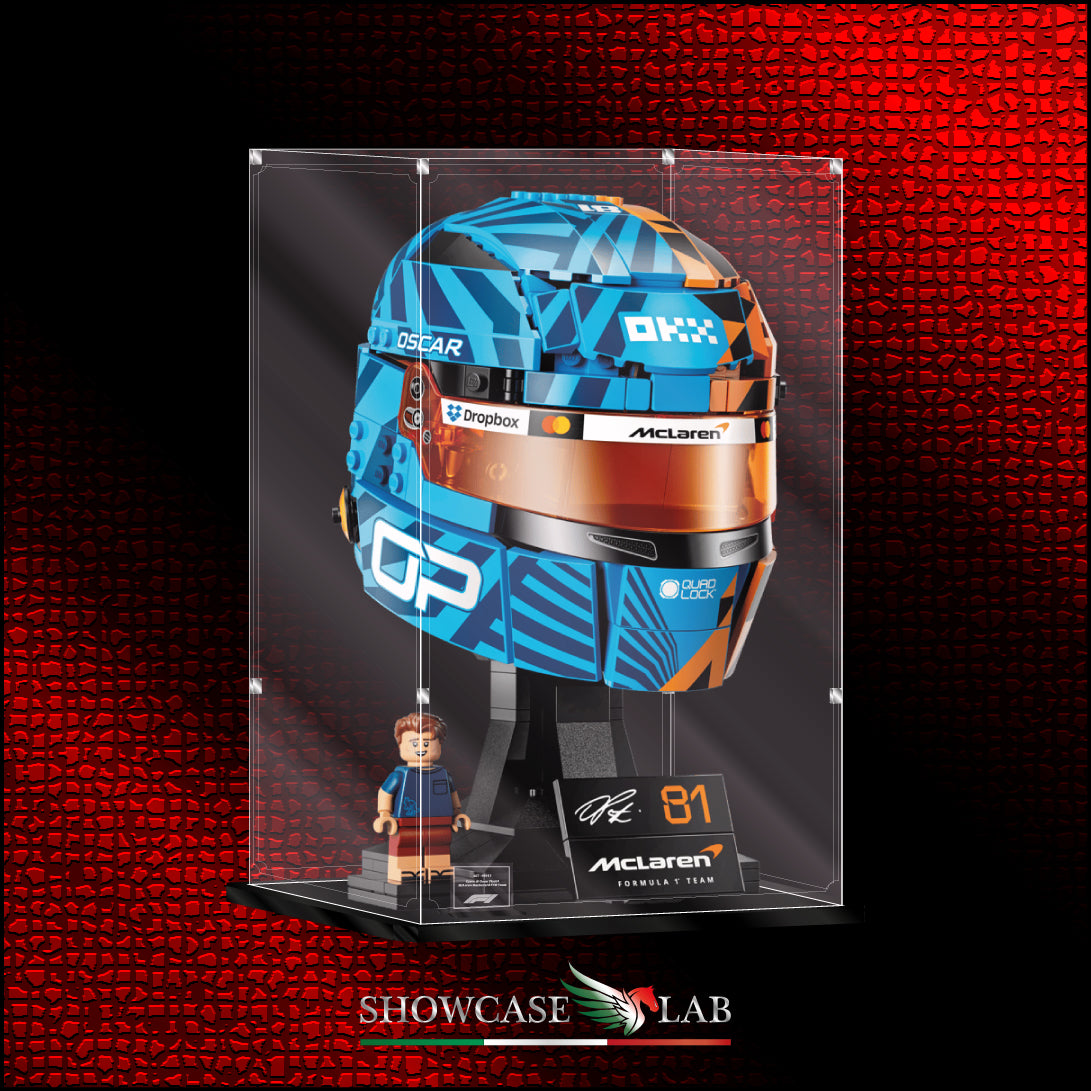 Teca L412 | Per Set Lego® 43017 - Casco di Oscar Piastri McLaren Mastercard F1® Team