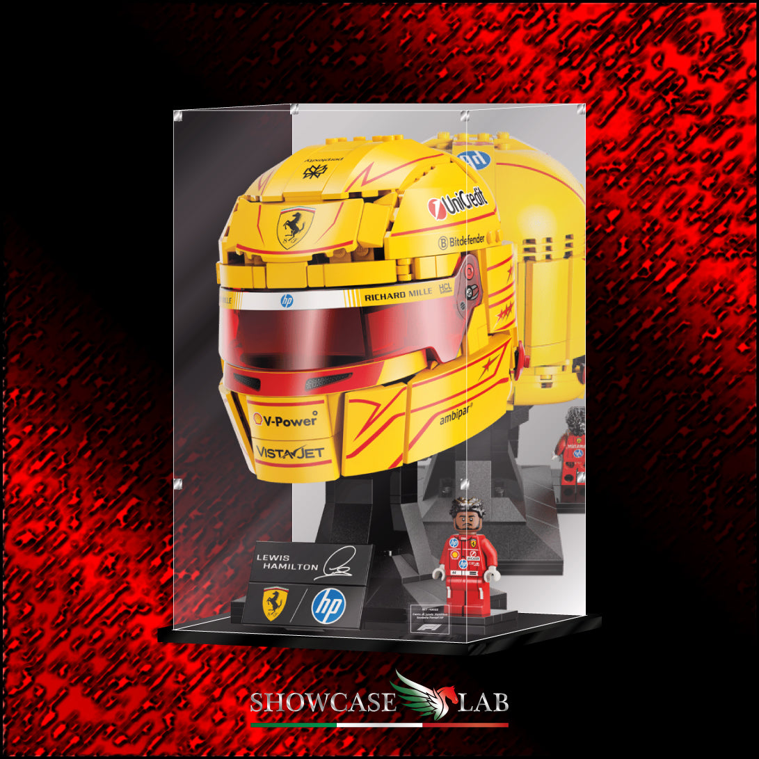 Teca LM373 | Per Set Lego® 43022 - Casco di Lewis Hamilton Scuderia Ferrari HP