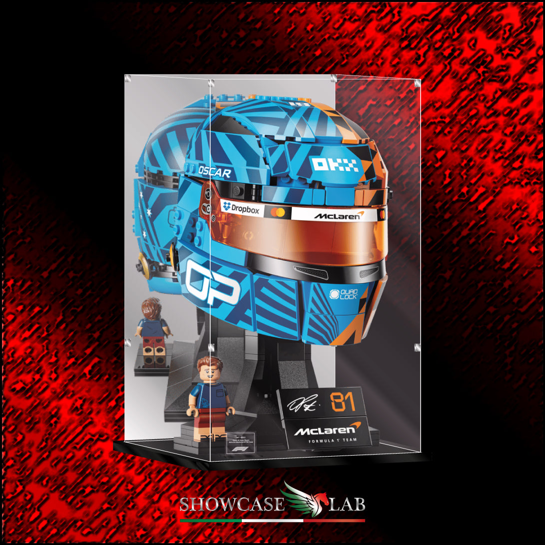 Teca LM412 | Per Set Lego® 43017 - Casco di Oscar Piastri McLaren Mastercard F1® Team