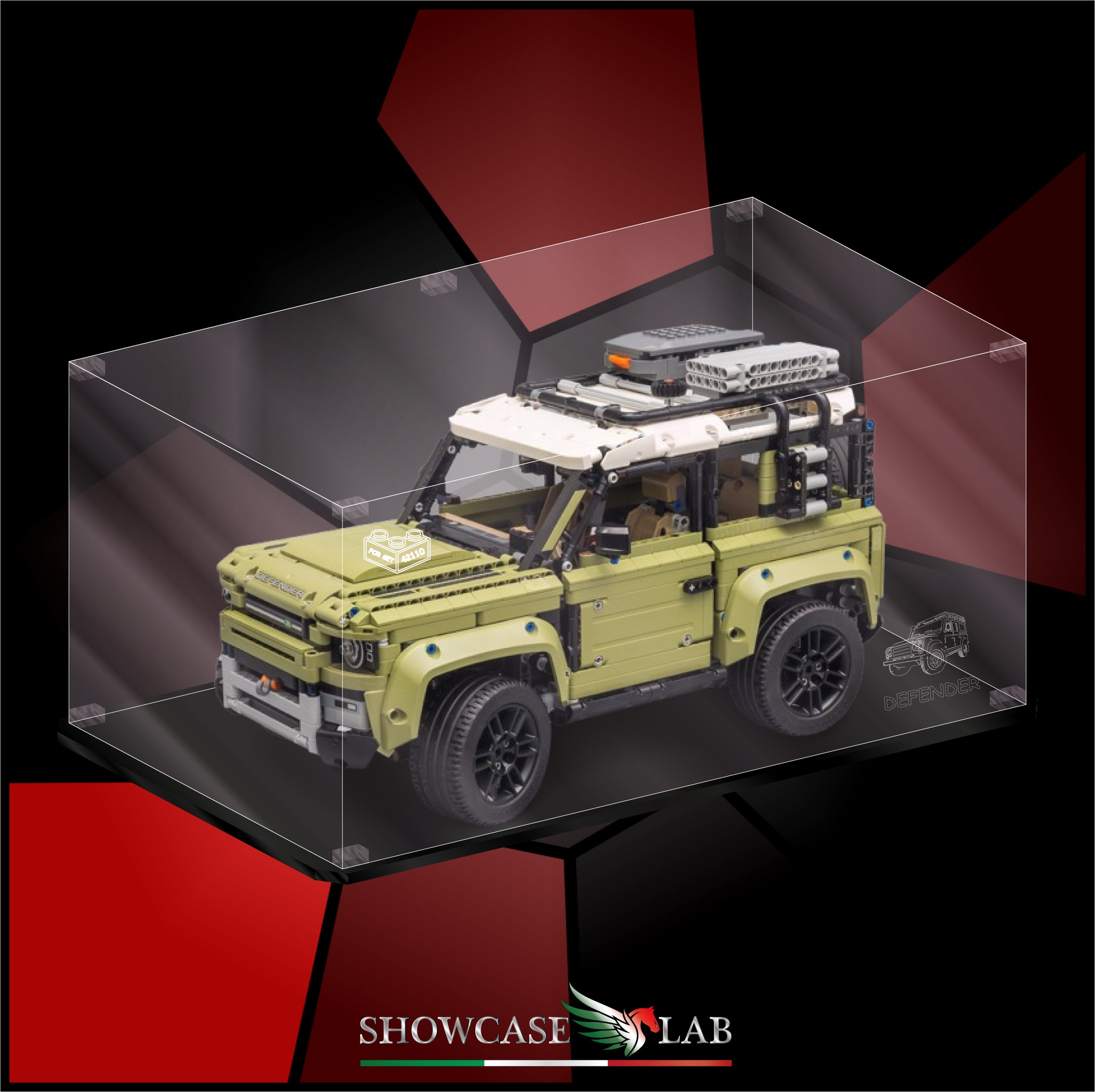 Teca LP12 | Per Set Lego® 42110 Land Rover Defender