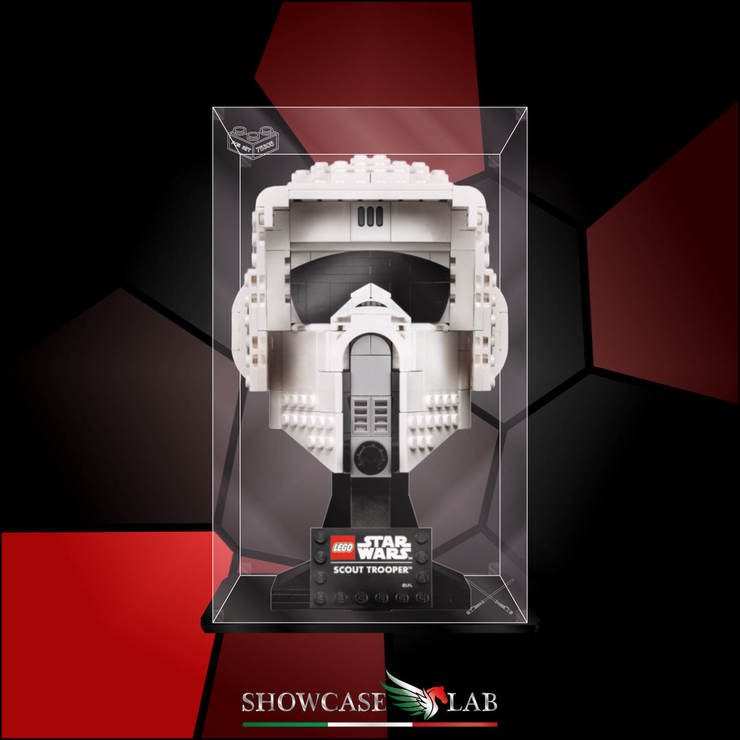 Teca LP138 | Per Set Lego® 75305 - Casco da Scout Trooper