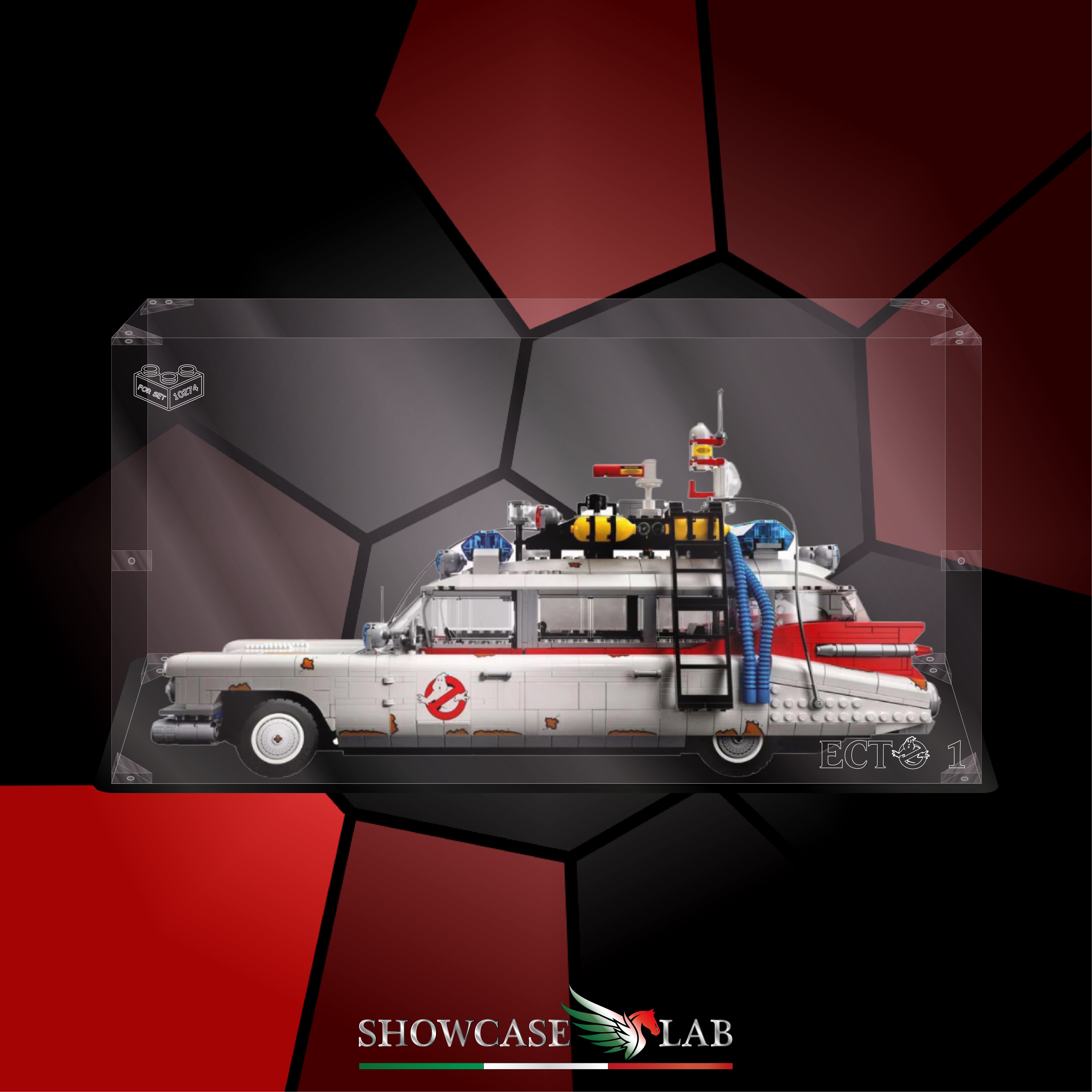 Teca LP24 | Per Set Lego® 10274 Ecto-1 Ghostbusters.