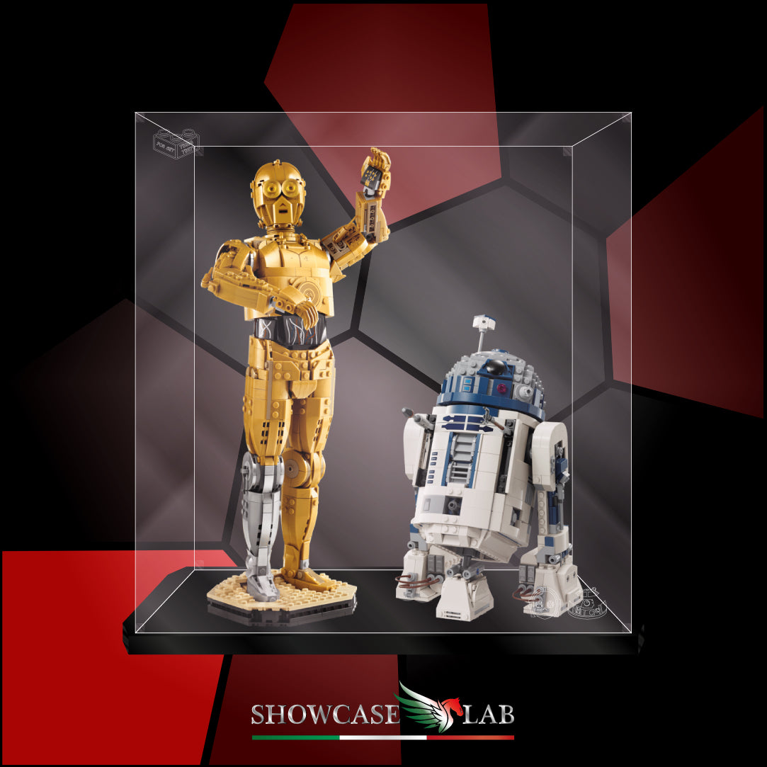 Teca LP370 | Per Set Lego® 75398 & 75379 - C-3PO™ e R2-D2™