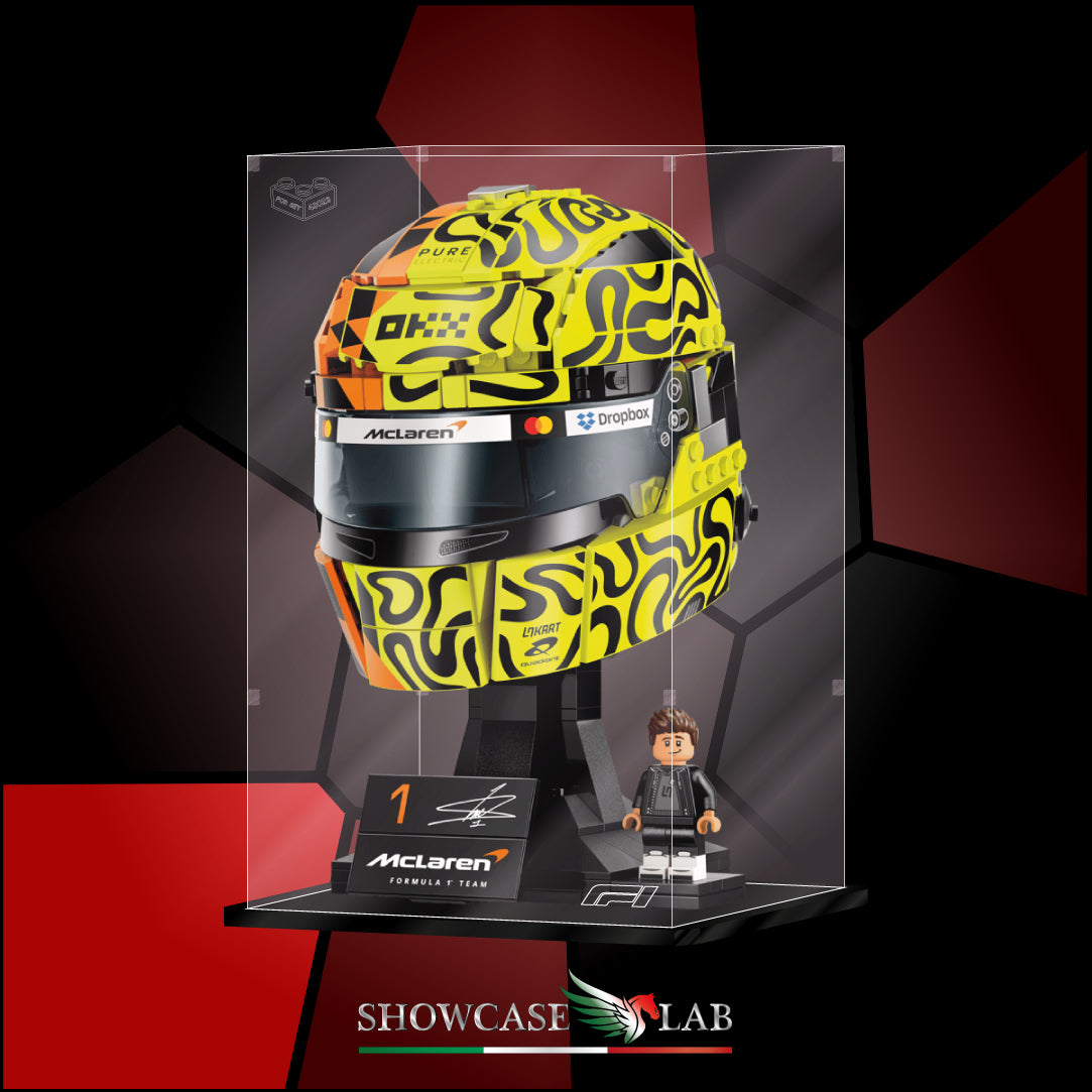 Teca LP411 | Per Set Lego® 43023 - Casco di Lando Norris McLaren Mastercard F1® Team