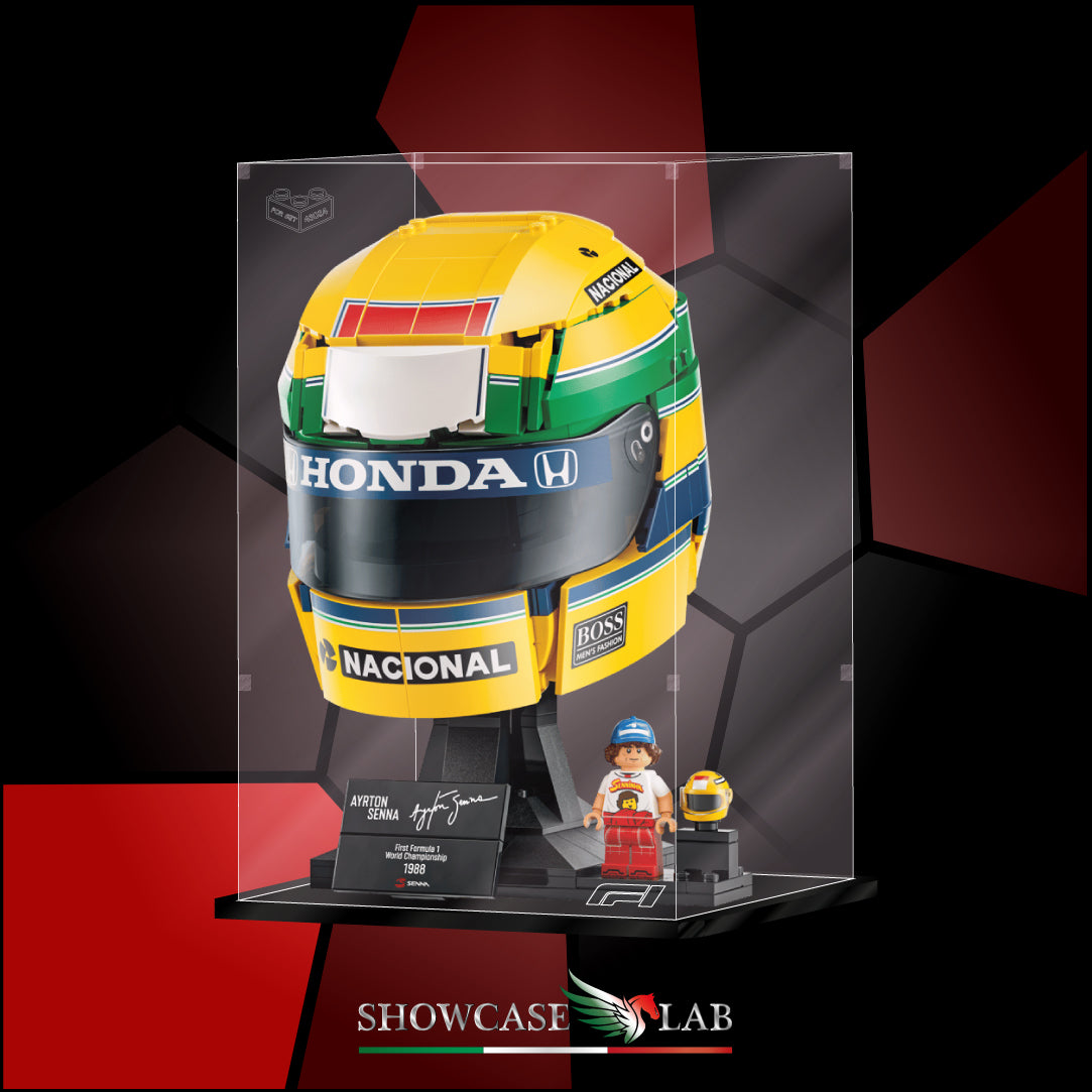 Teca LP448 | Per Set Lego® 43024 - Casco Ayrton Senna