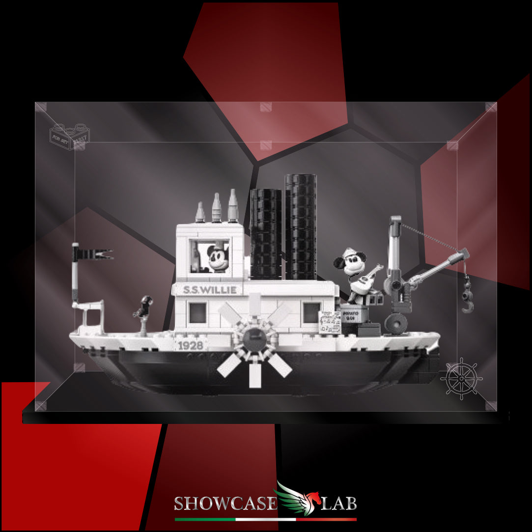 Teca LP9 | Per Set Lego® 21317 - Steamboat Willie