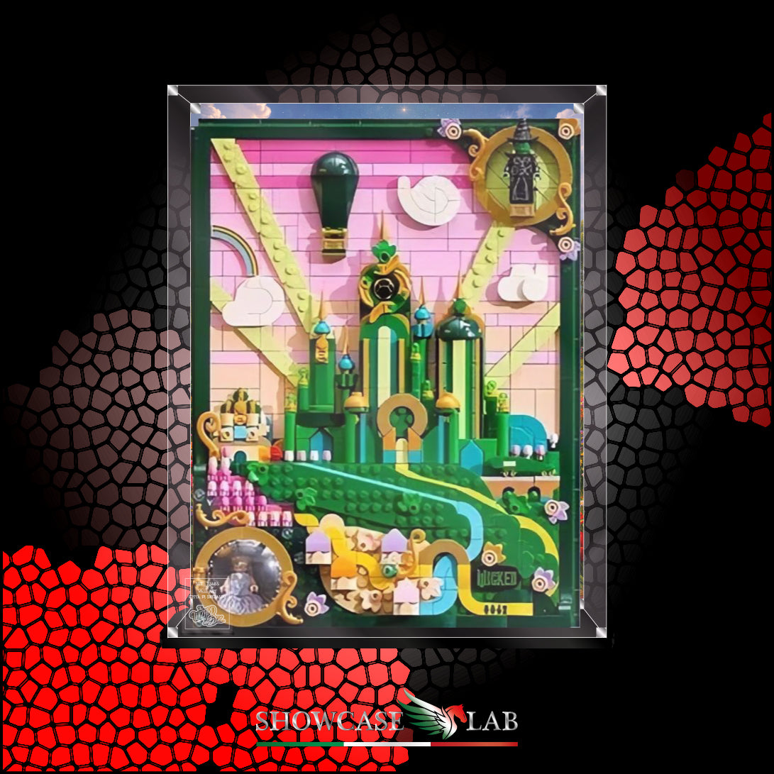 Teca LS360 | Per Set Lego® 75685 - Wall Art Città di Smeraldo