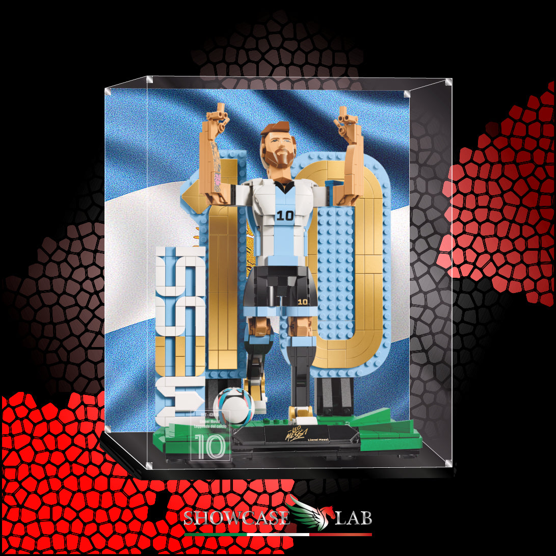Teca LS377 | Per Set Lego® 43015 - Lionel Messi – Leggenda del calcio