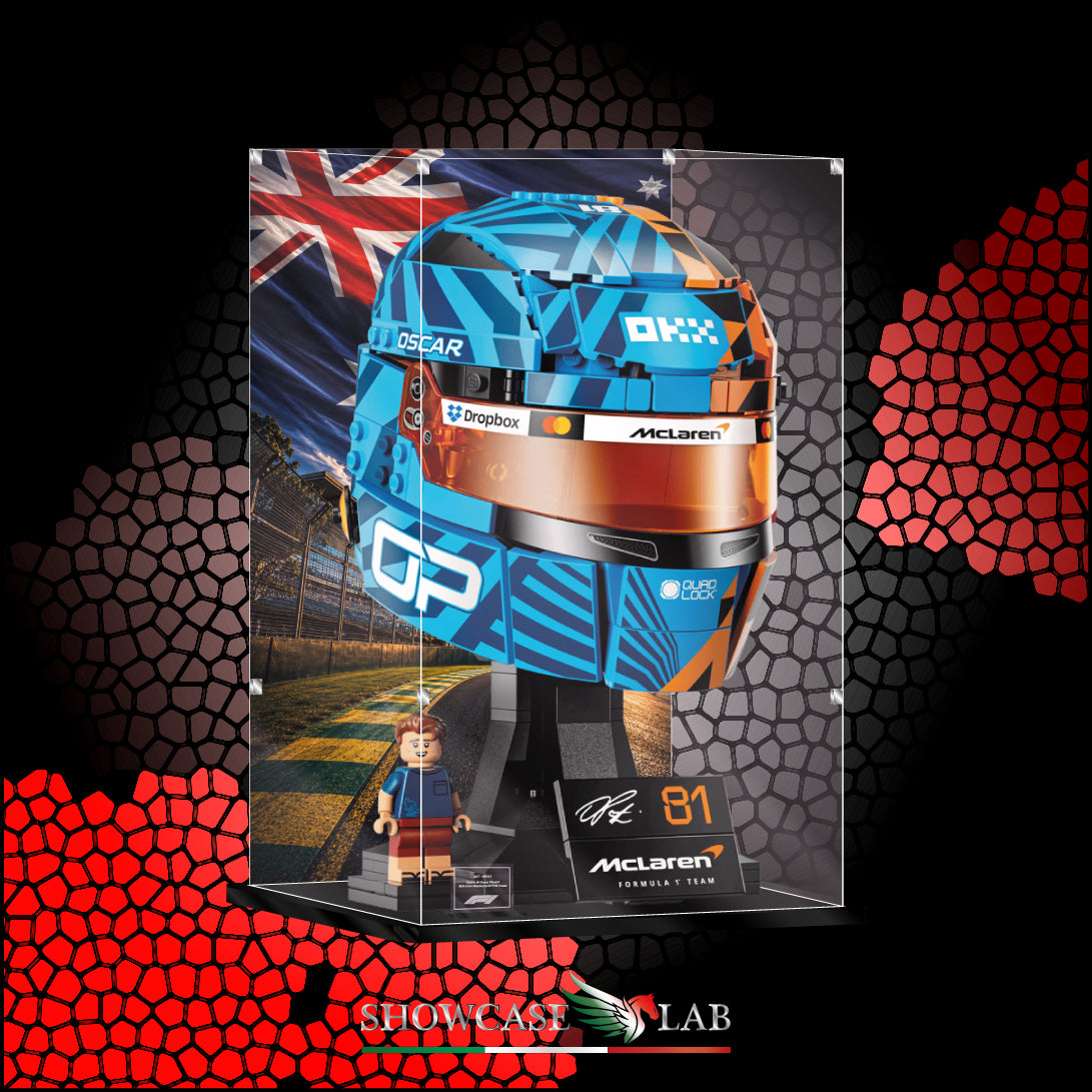 Teca LS412 | Per Set Lego® 43017 - Casco di Oscar Piastri McLaren Mastercard F1® Team