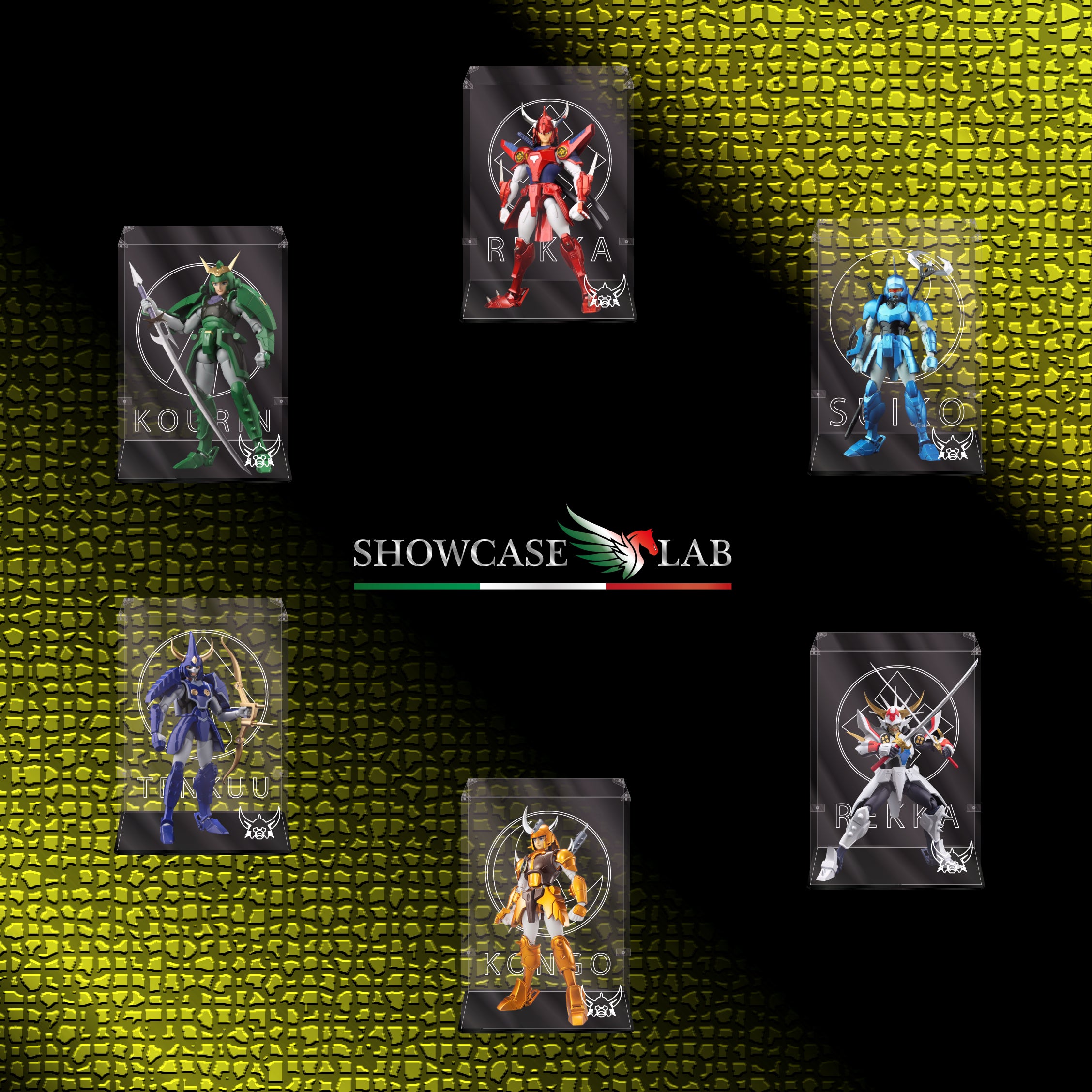 SET Teche AF25 | Set 6 PER BANDAI/SENTINEL 5 SAMURAI-ARMOR PLUS
