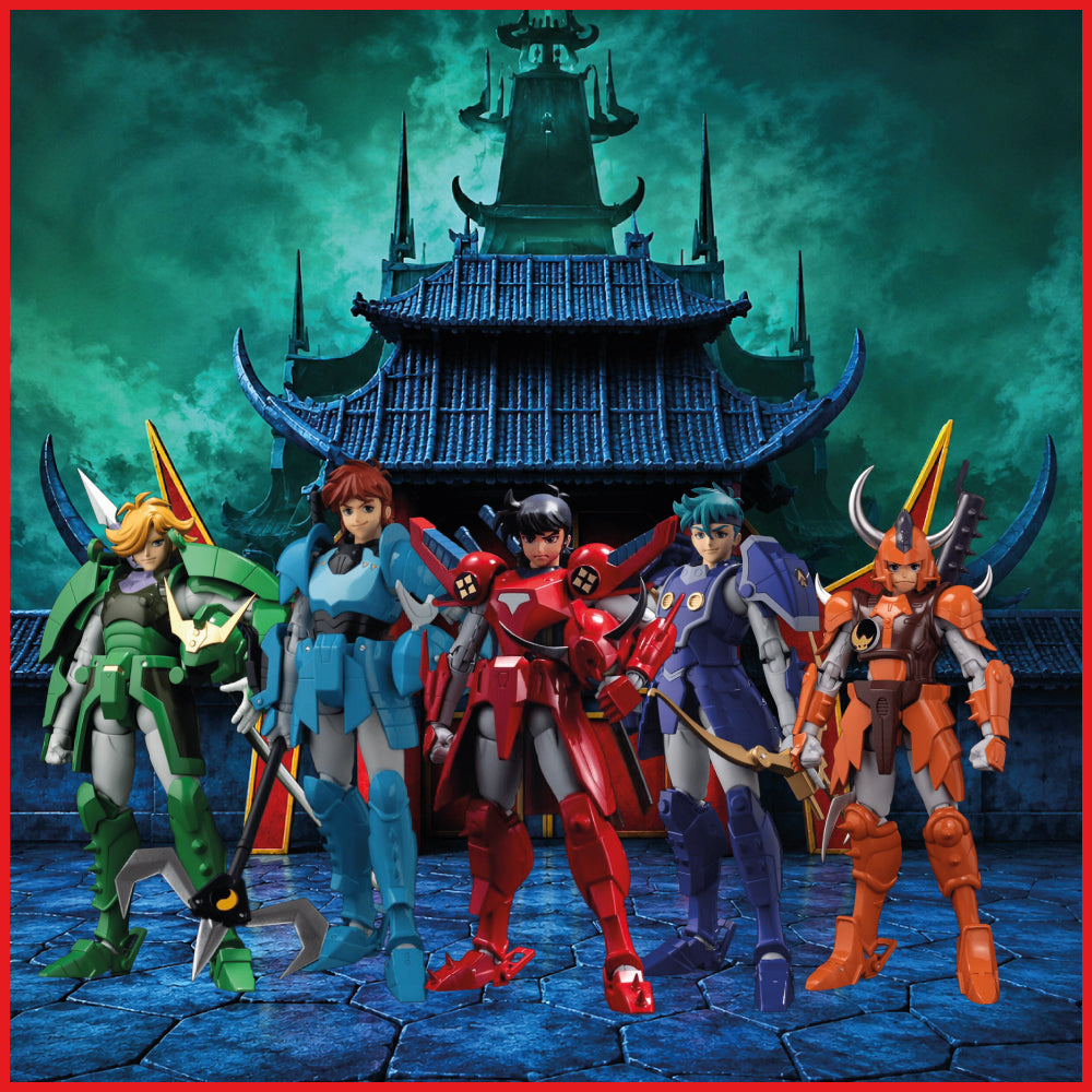 Sentinel Samurai Troopers: le action figure definitive per i fan dei Cinque Samurai