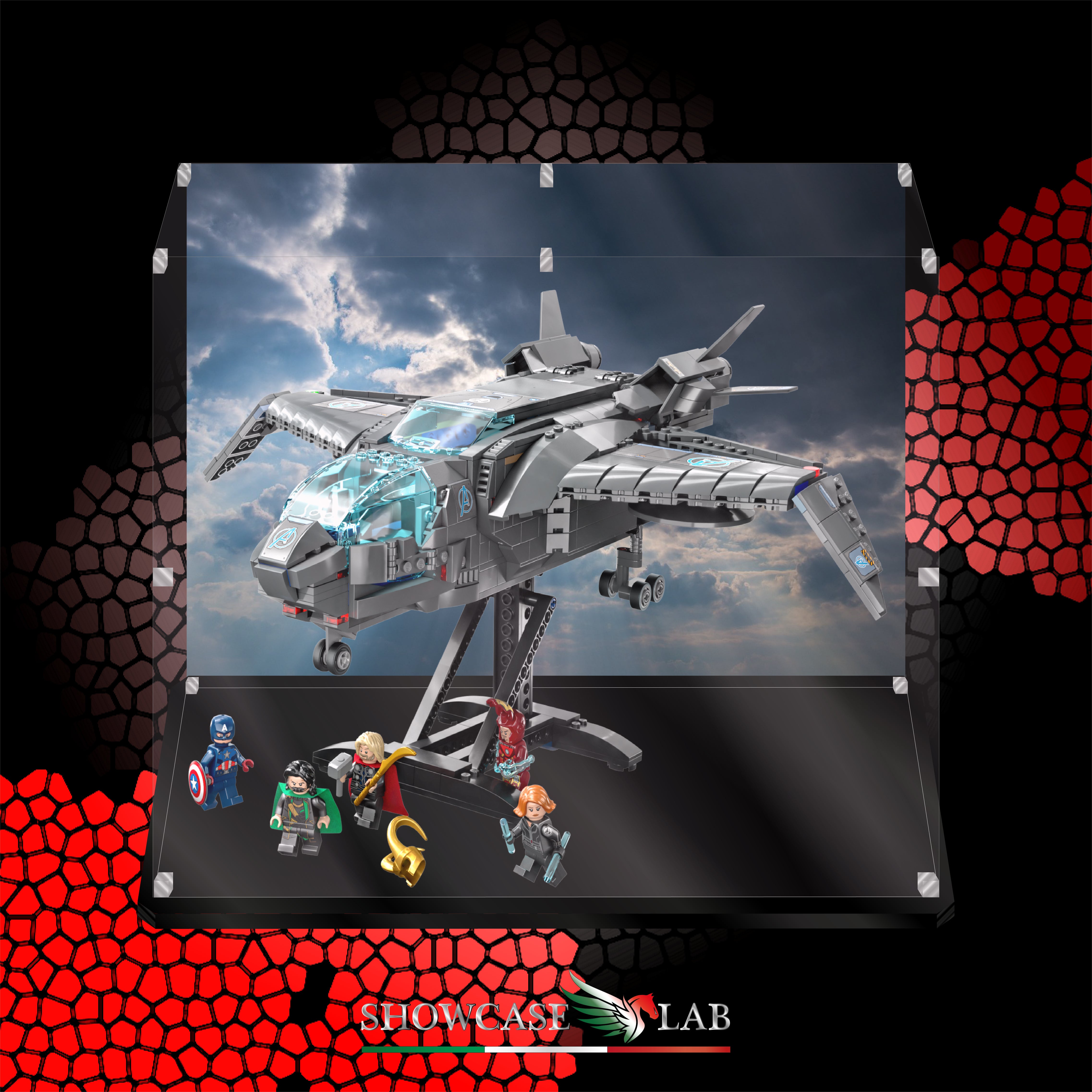 TECA LS181 | PER SET LEGO® 76248 - IL QUINJET DEGLI AVENGERS