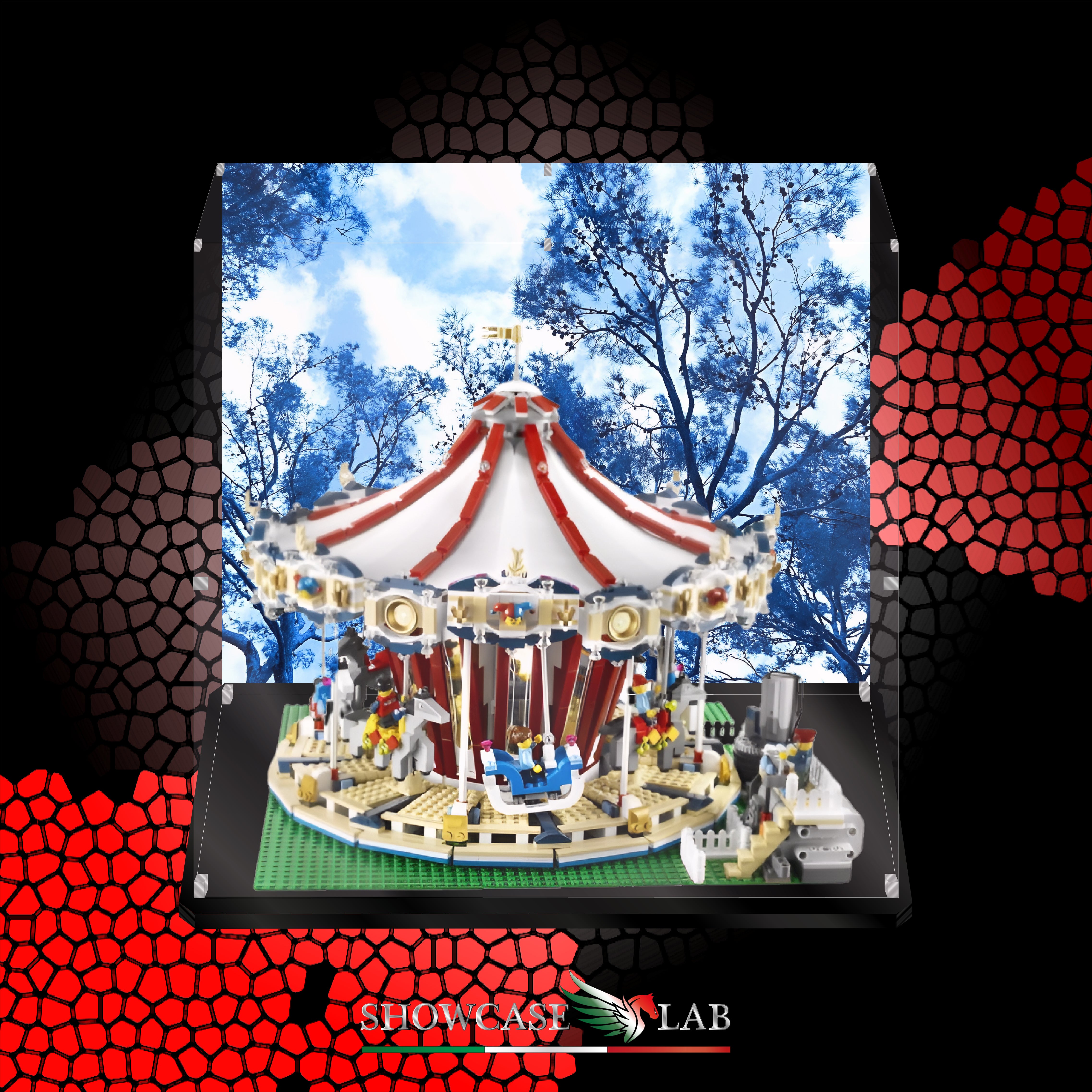 Teca LS203 | Per Set Lego® 10196 - GRAND CAROUSEL