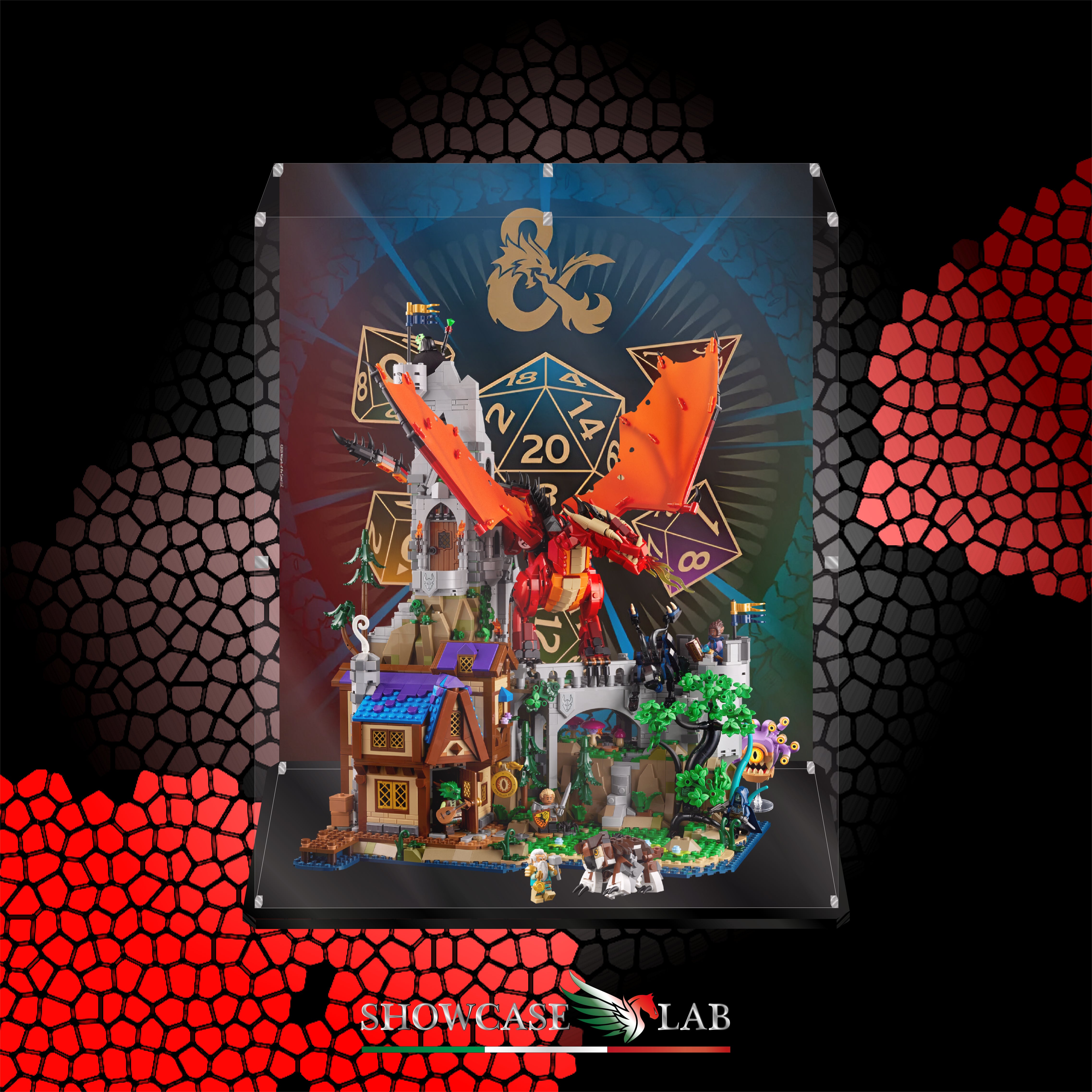 TECA LS224 | PER SET LEGO® 21348 - DUNGEONS & DRAGONS: IL RACCONTO DEL DRAGO ROSSO