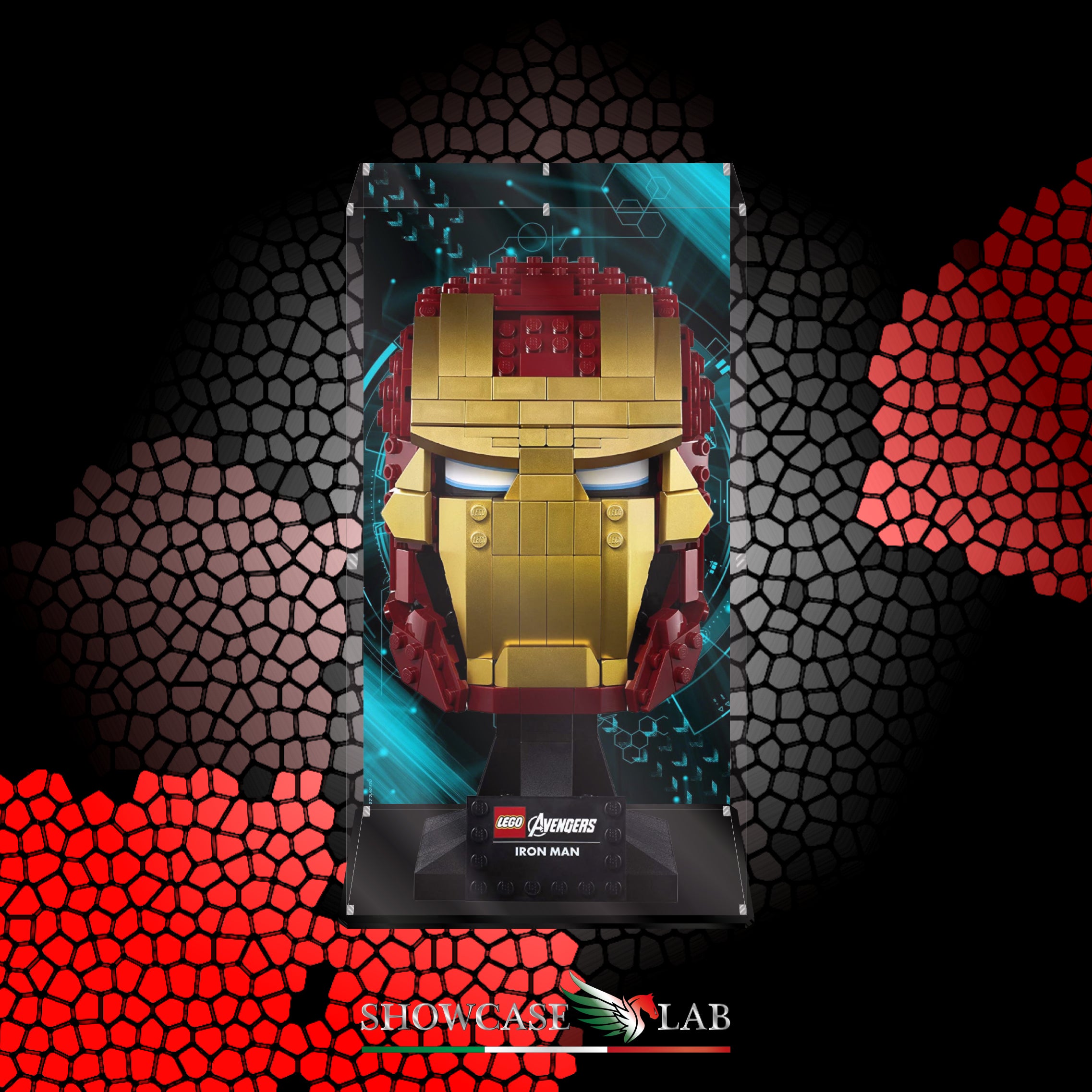 TECA LS31 | PER SET LEGO® 76165 - CASCO DI IRON MAN