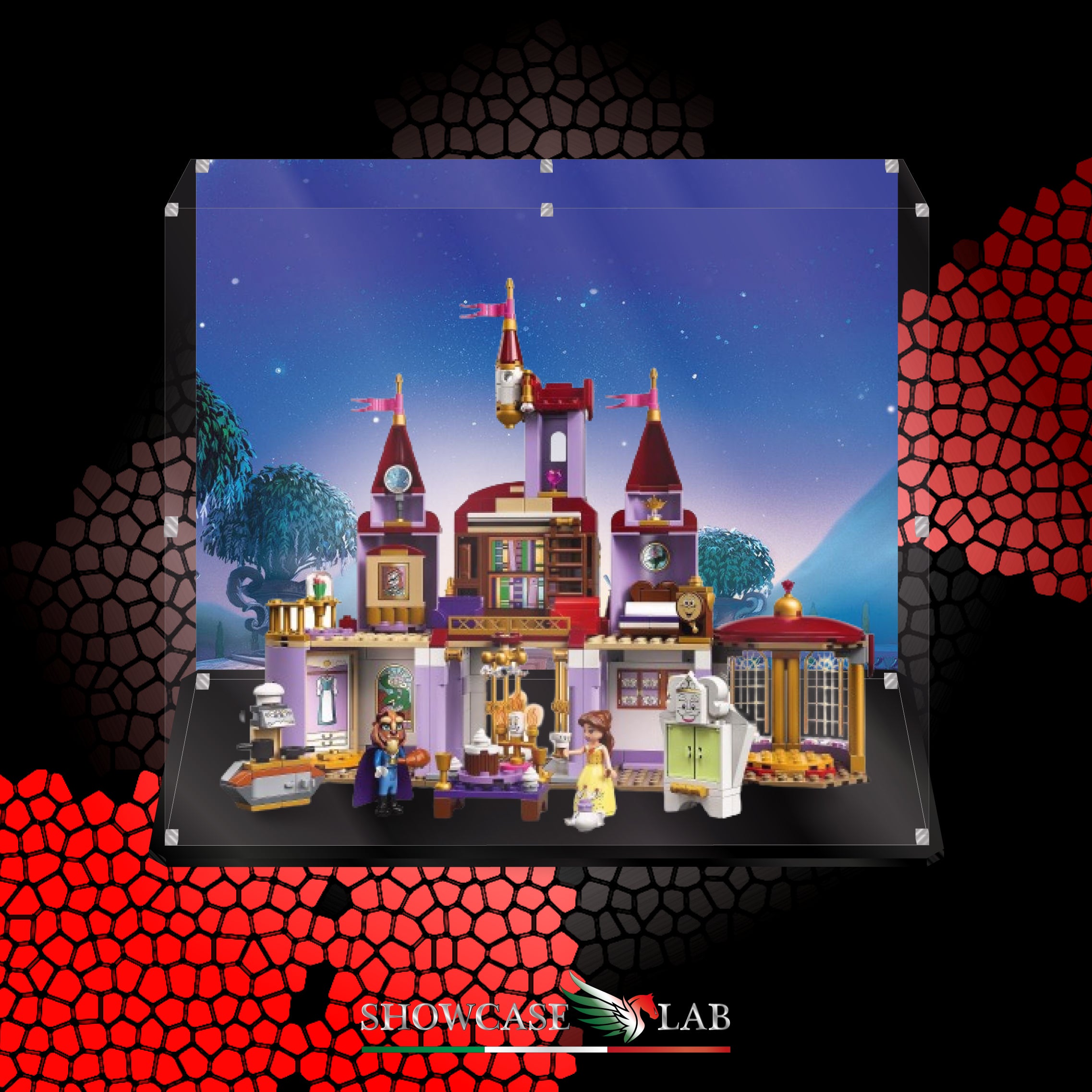 TECA LS74 | PER SET LEGO® 43196 - CASTELLO BELLE E LA BESTIA